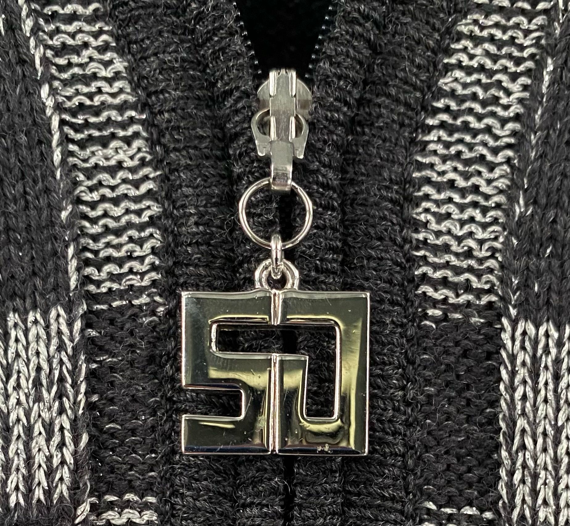 St. John St. John Sport Studded Metallize Cardigan Sweater Small Size S / US 4 / IT 40 - 4 Thumbnail