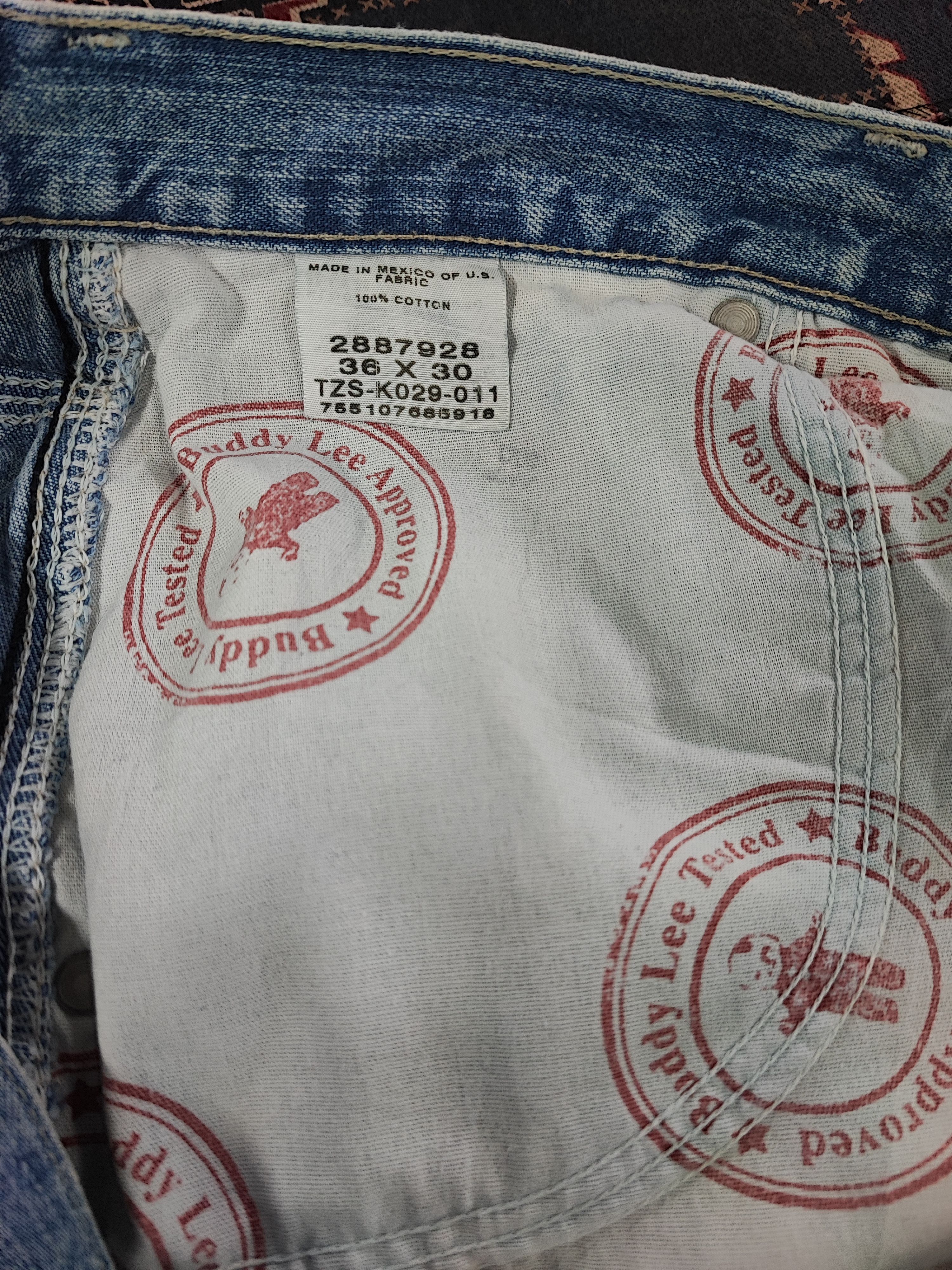 Lee × Vintage Lee Dungarees Carpenter Jeans Size US 36 / EU 52 - 9 Thumbnail