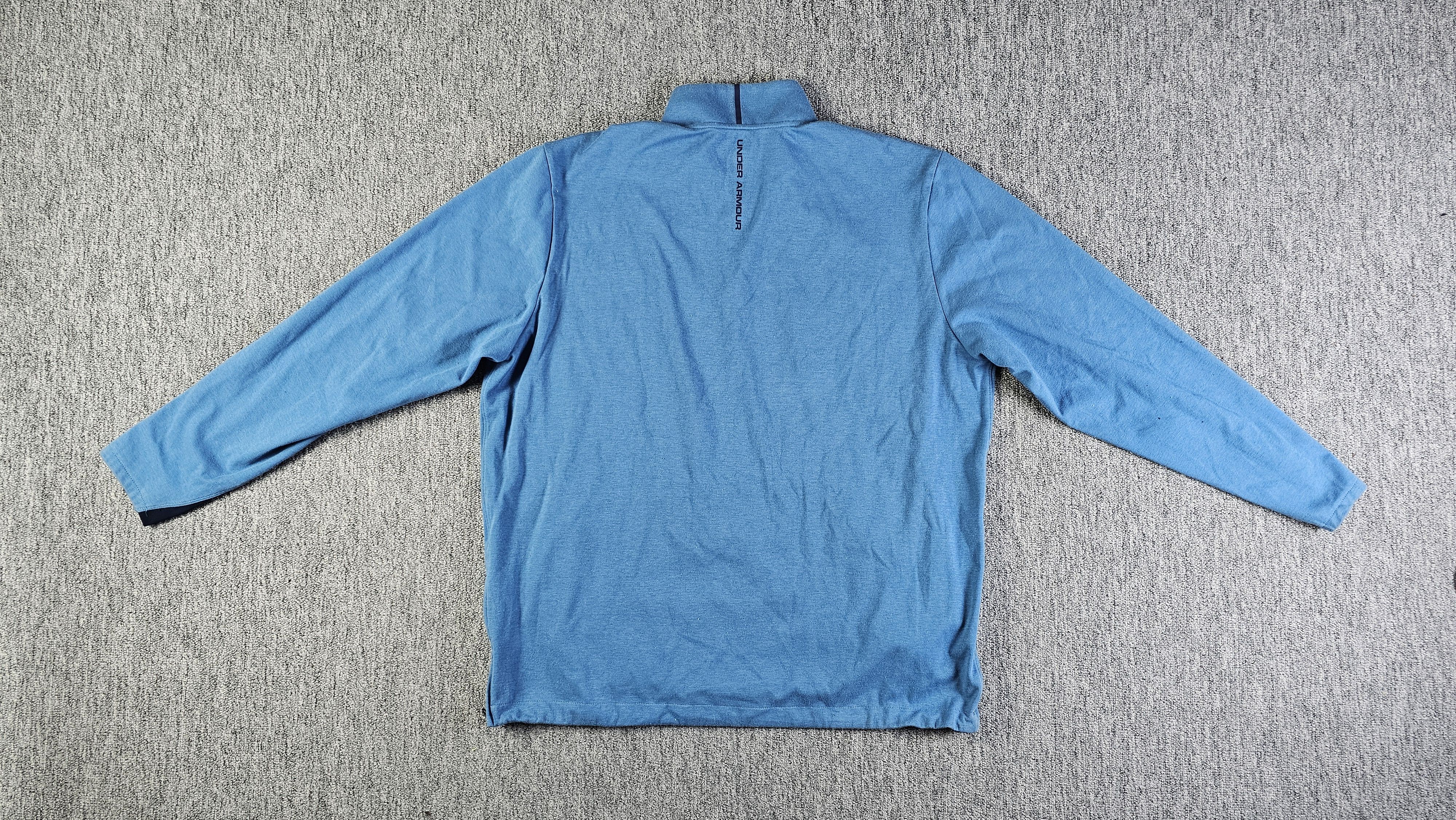 Under Armour Under Armour ColdGear 1/4 Zip Pullover Fleece Blue XL Size US XL / EU 56 / 4 - 3 Thumbnail
