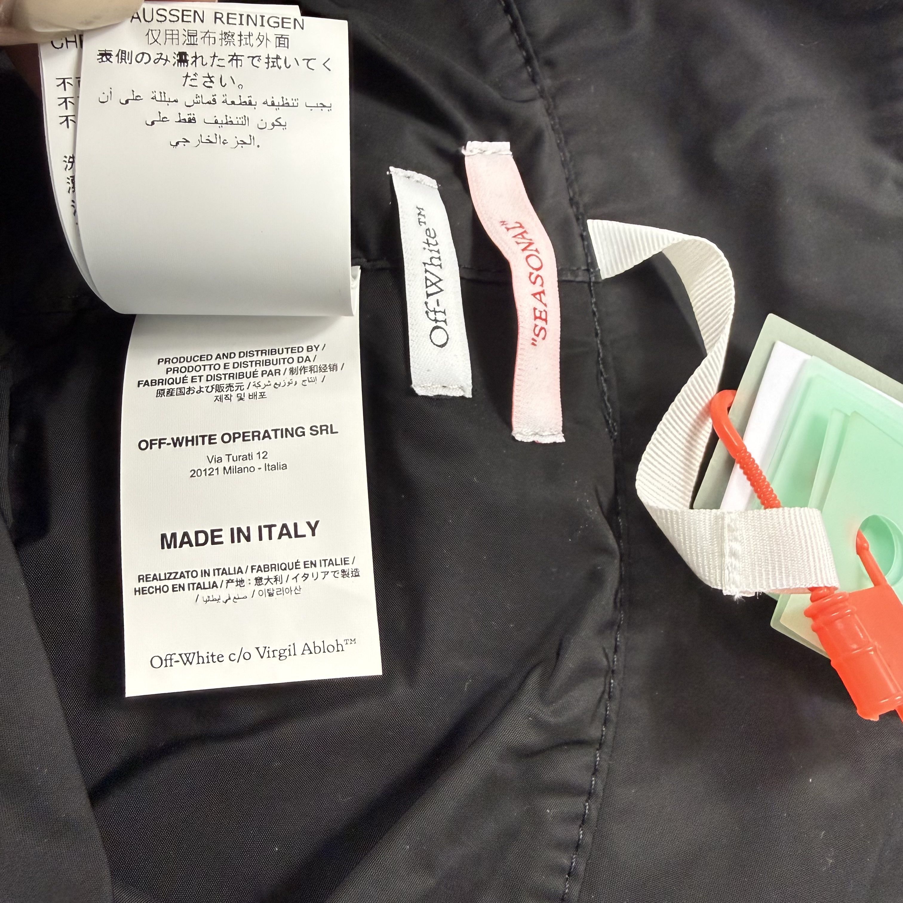 Off-White Off-White Black Bucket Hat Yellow Logo Patch O/S NEW Size ONE SIZE - 10 Thumbnail