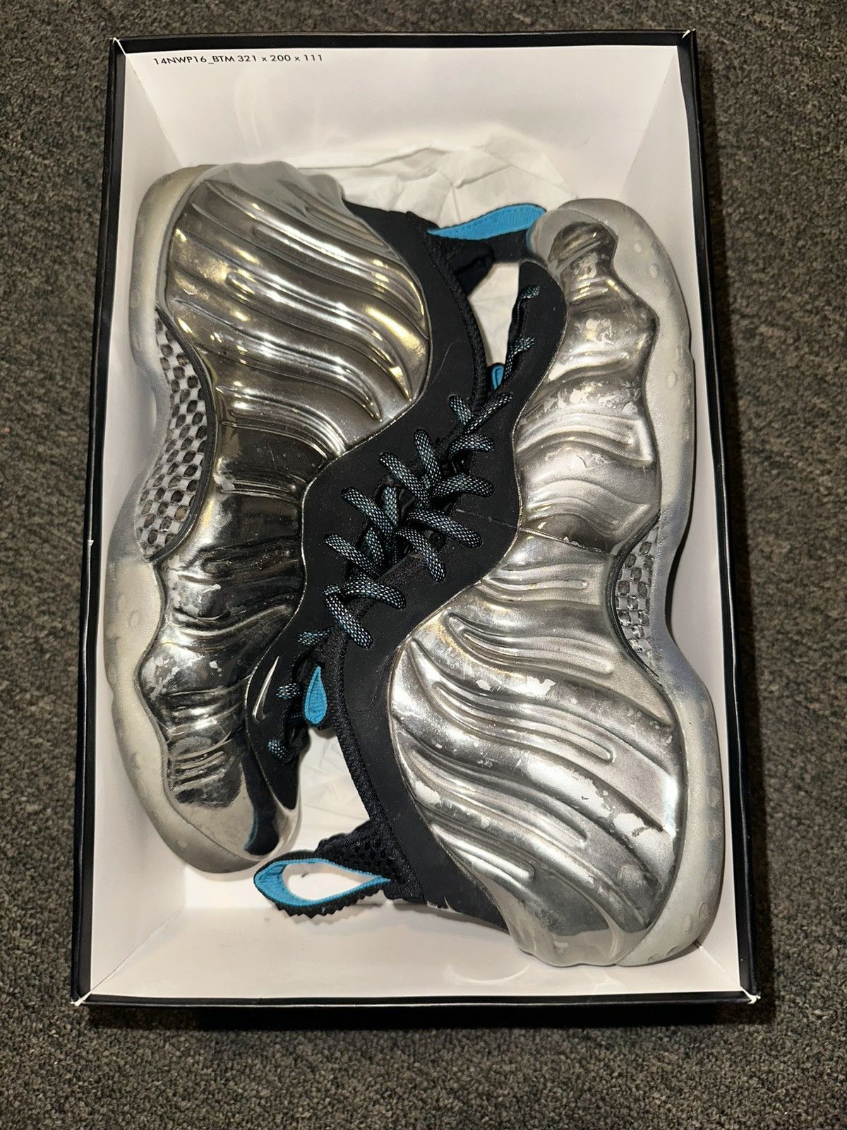 Nike AIR FOAMPOSITE ONE MIRROR sz 7.5 Size US 7.5 / EU 40-41 - 2 Thumbnail