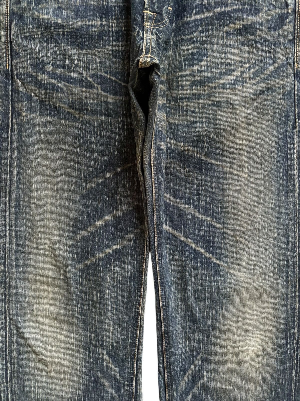Edwin × Japanese Brand Vintage Japanese Edwin 503 Rusty Mud Wash Loose Jeans Size US 35 - 5 Thumbnail