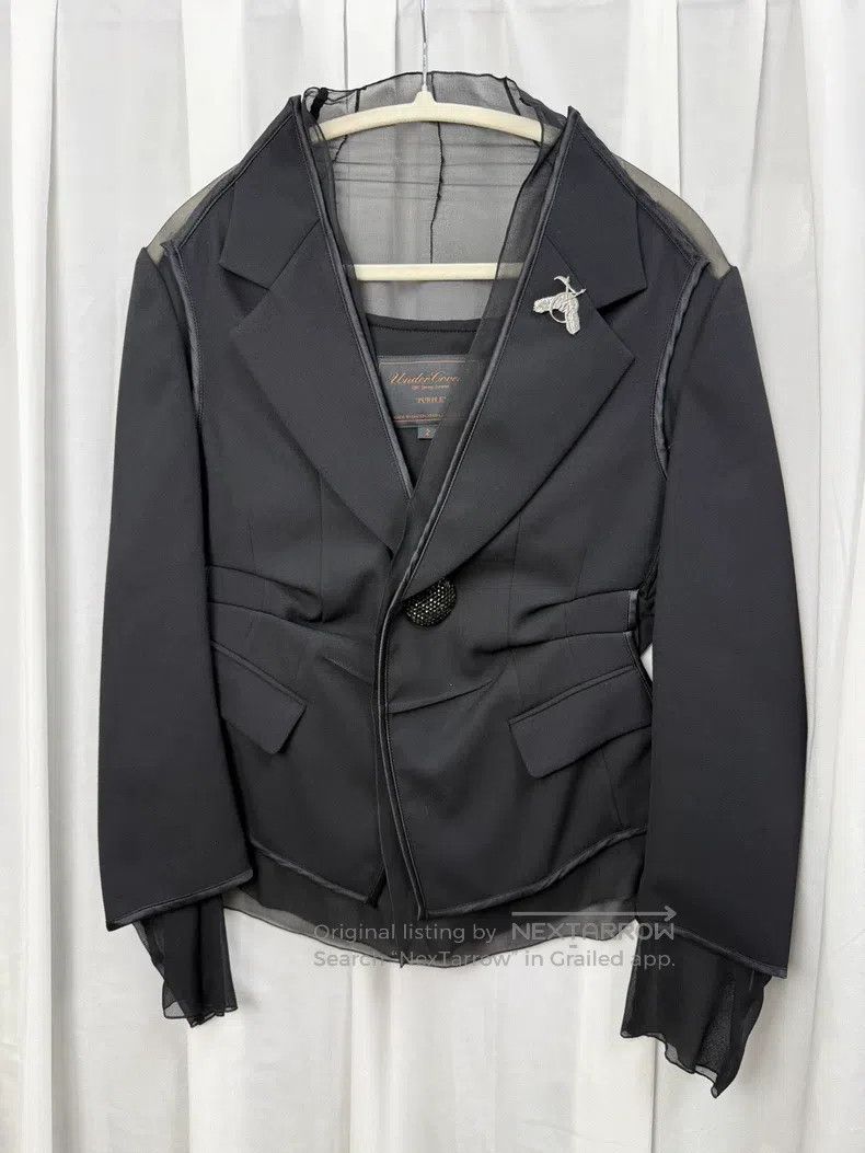 Undercover Undercover Size 2 07SS gathered sleeve blouse| Size M / US 6-8 / IT 42-44 - 1 Thumbnail