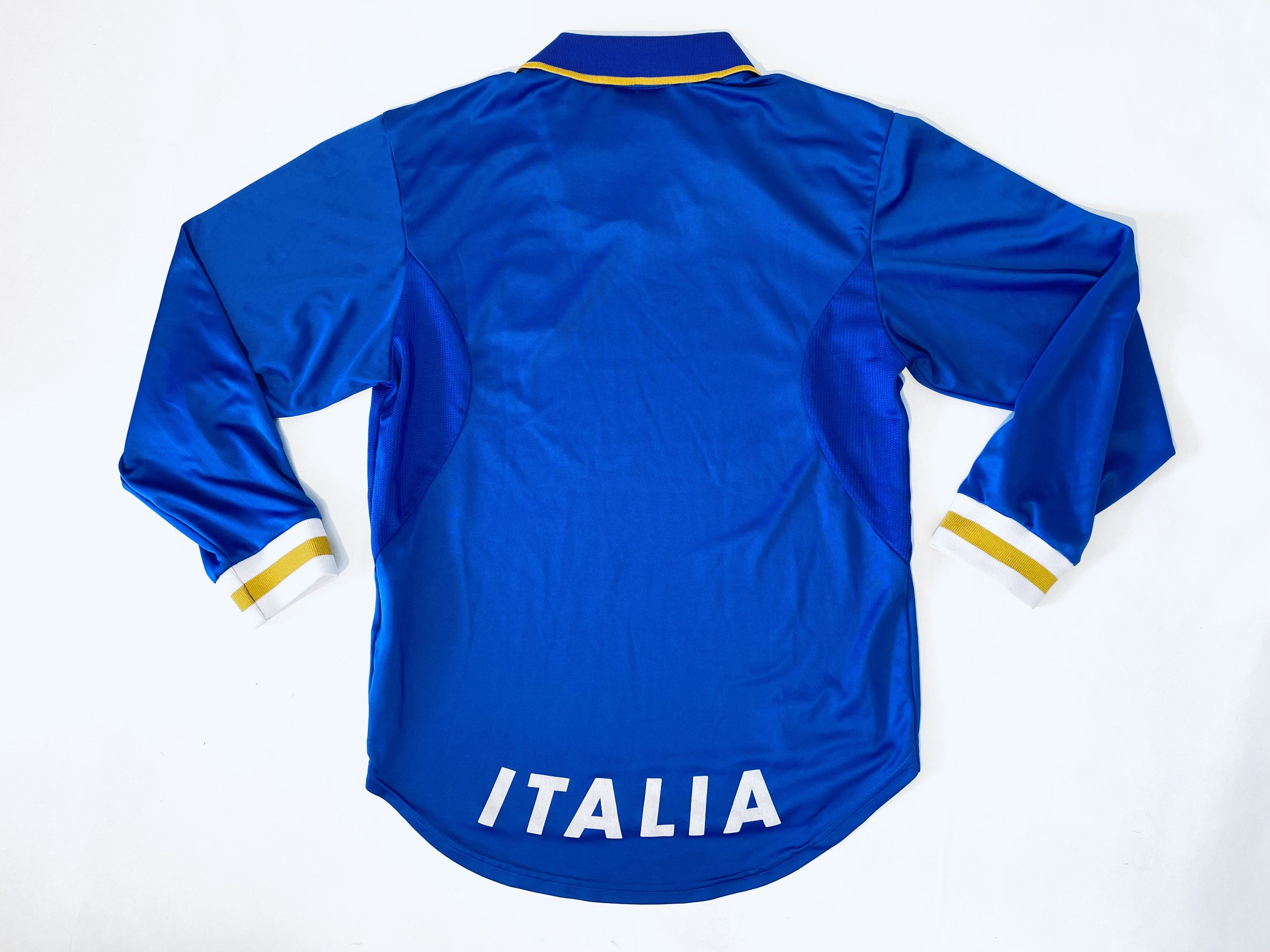 Nike Italy Euro 96 Home Football Shirt Jersey Long Sleeve Size US S / EU 44-46 / 1 - 5 Thumbnail
