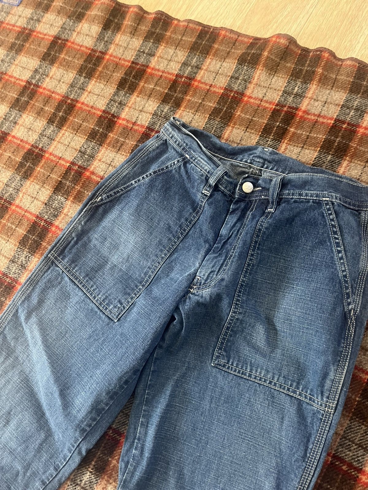 Diesel Vintage Y2K Rare Diesel Bellbottom Low Rise blue jeans 28 Size 28" / US 6 / IT 42 - 4 Thumbnail