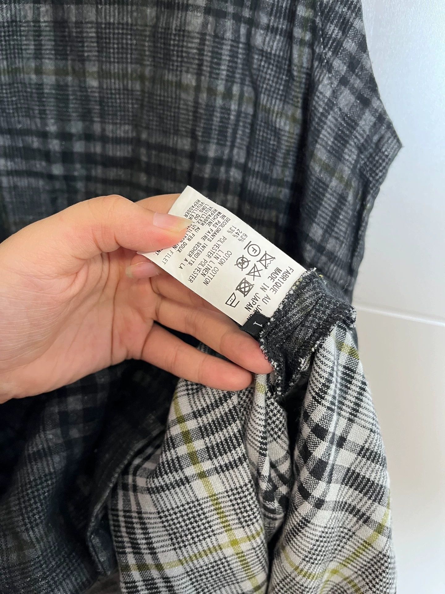 Yohji Yamamoto Yohji Y's Wool Check Sleeveless Long Dress 1 (O/S) 98 New Size S / US 4 / IT 40 - 2 Thumbnail