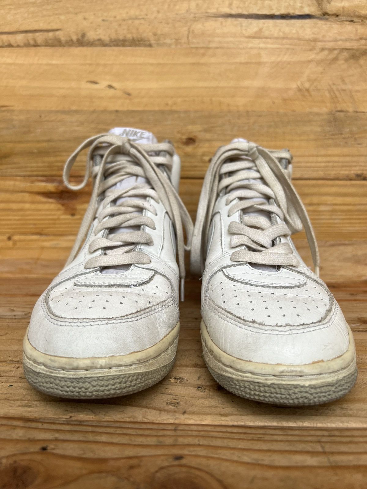 Nike RARE VTG 1985 Nike Team Convention High Top Sneakers Size US 9 / EU 42 - 5 Thumbnail