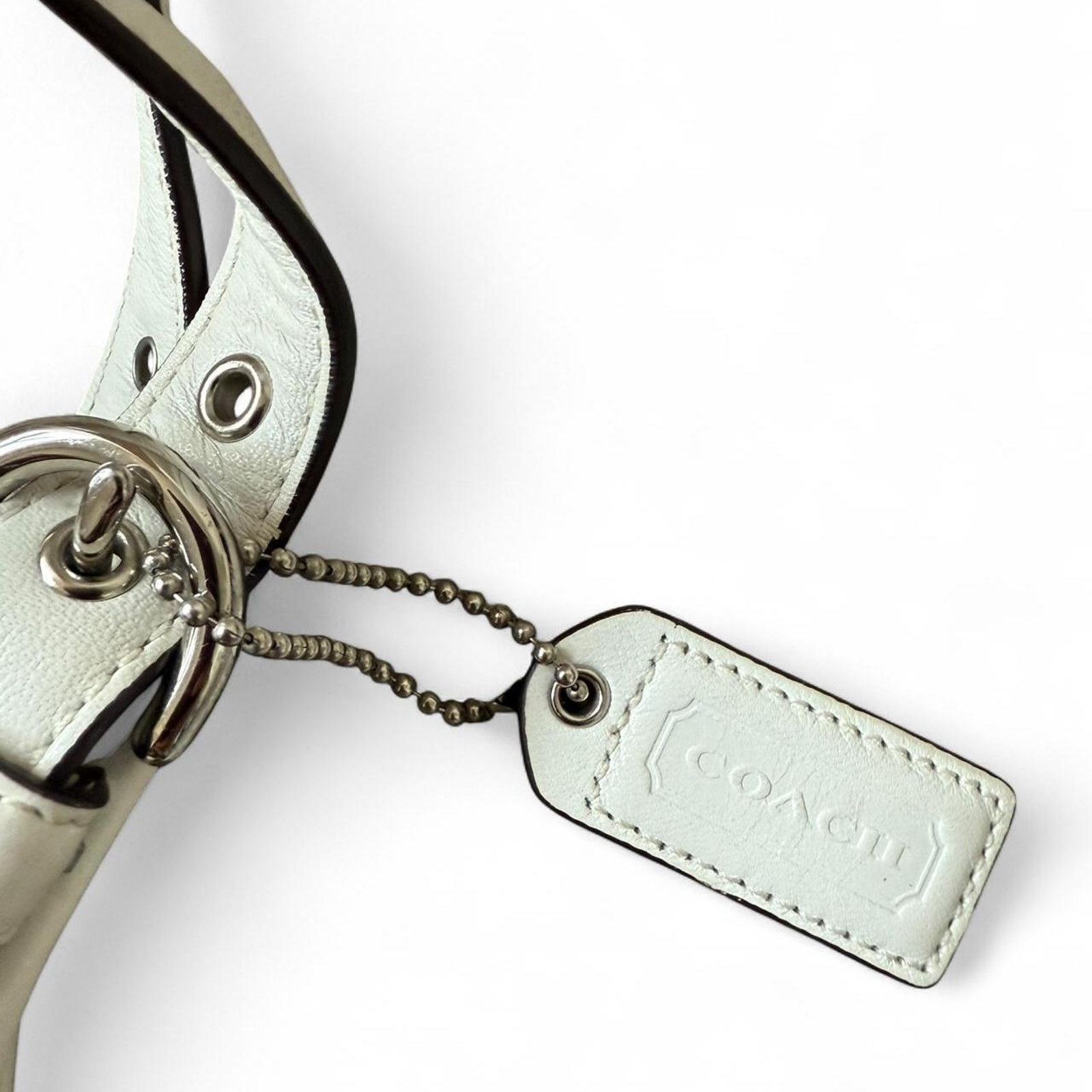 Coach Vintage coach white signature shoulder Size ONE SIZE - 5 Thumbnail