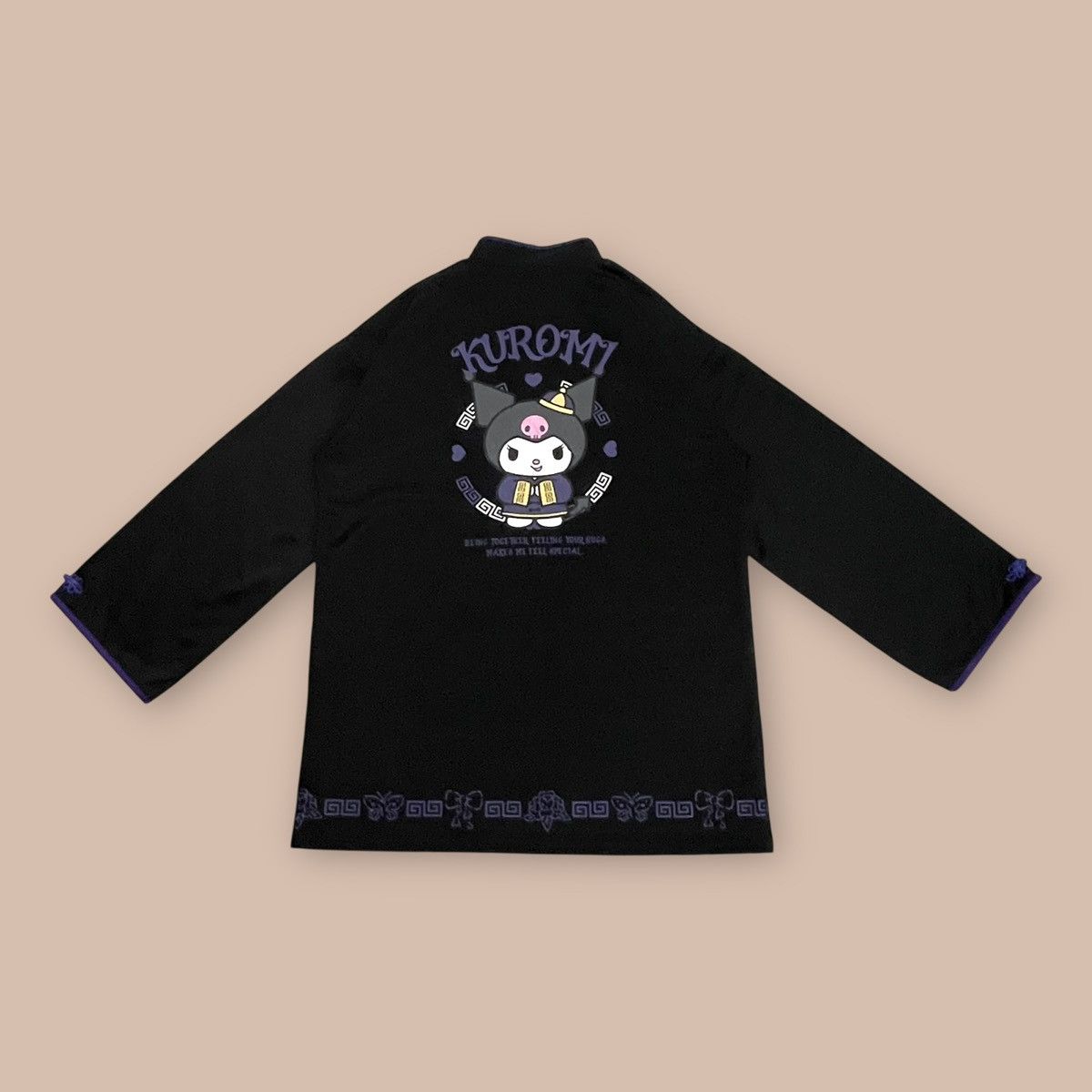 Anime Kuromi Chinese Black purple Dress Pullover Size US L / EU 52-54 / 3 - 7 Thumbnail