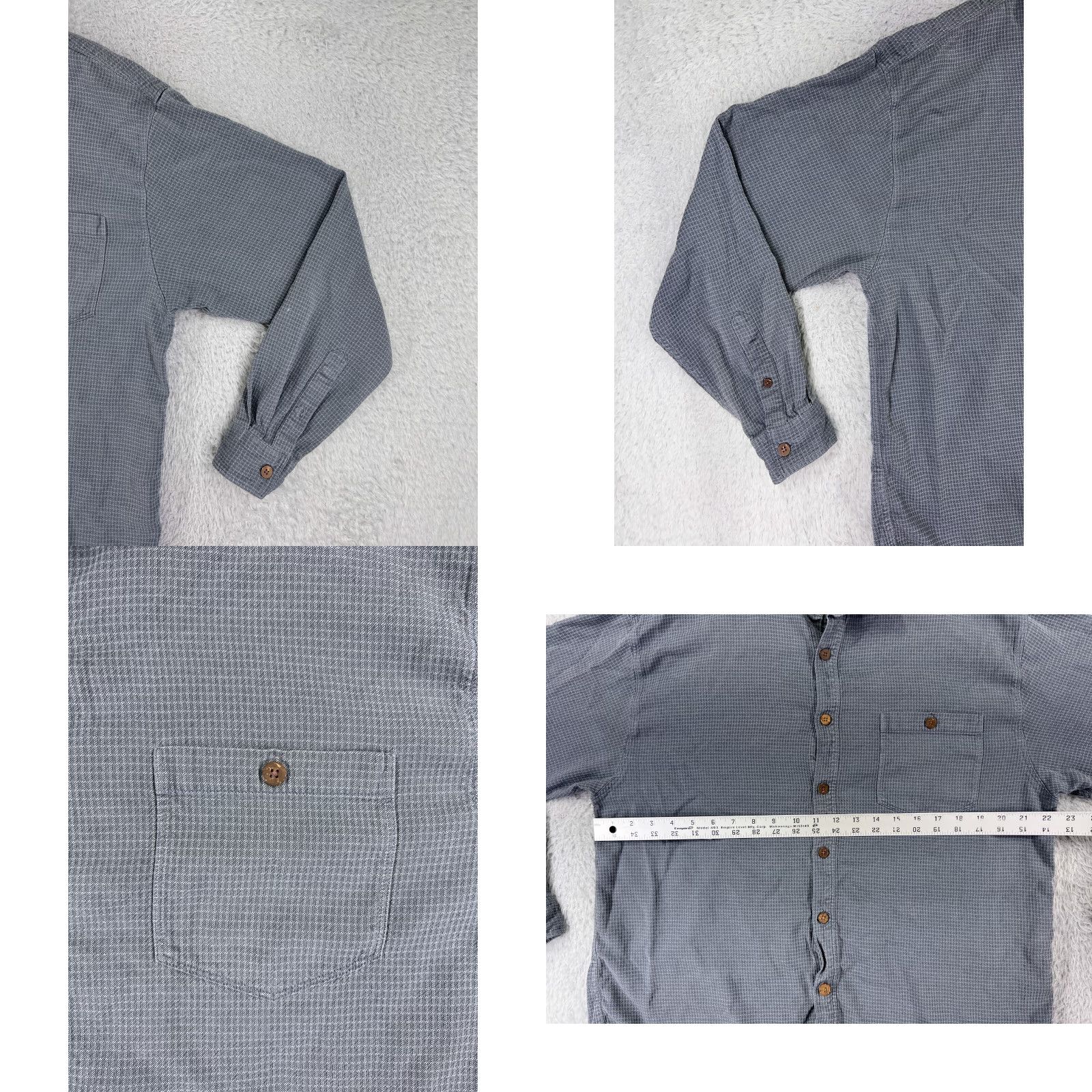 Tommy Bahama Tommy Bahama Shirt Mens XL Blue 100% Silk Check Hawaiian Camp Button Up Size US XL / EU 56 / 4 - 8 Thumbnail