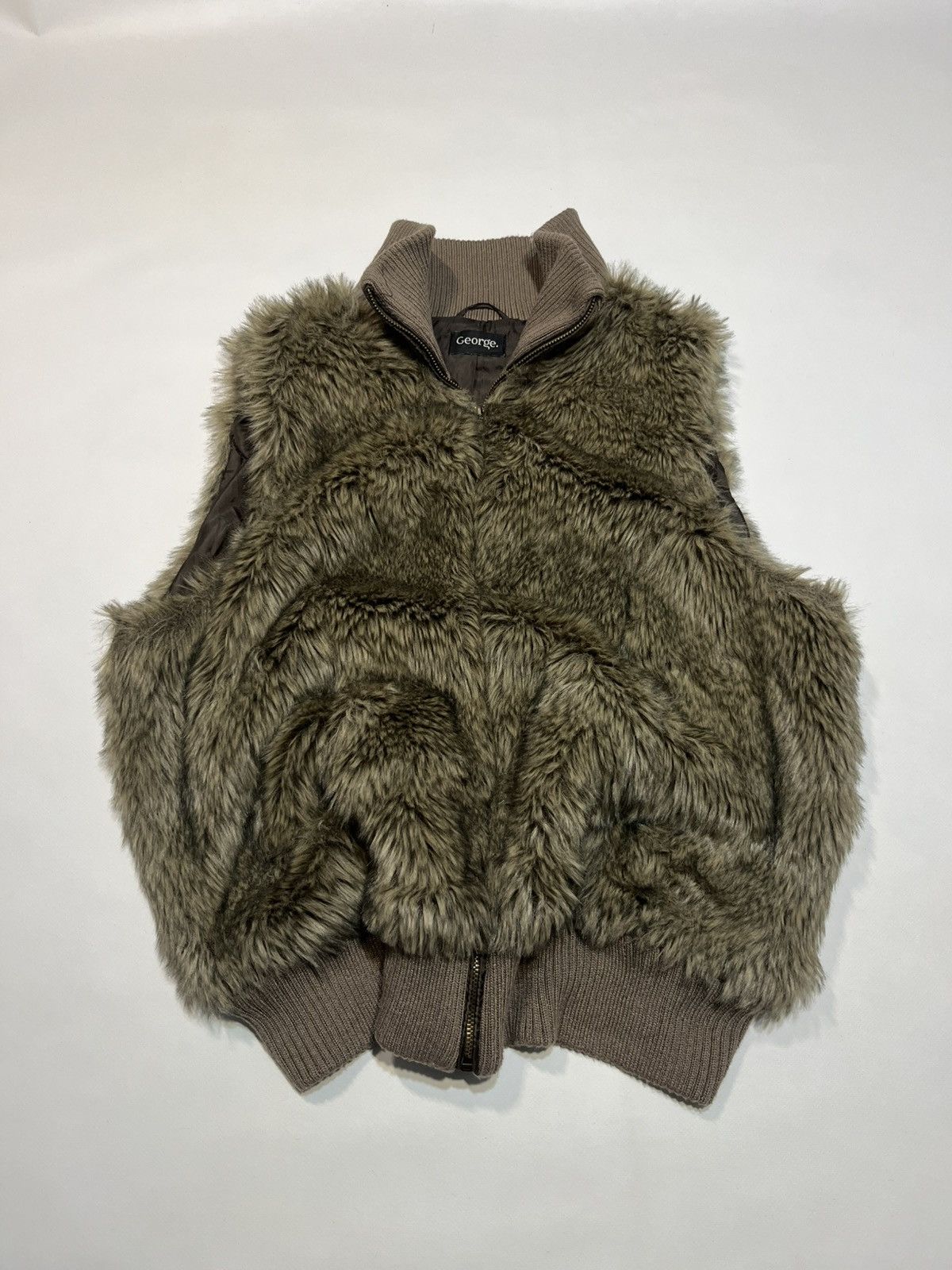 Le Grande Bleu (L.G.B.) Vintage Y2K Full Fur Vest Hysteric Glamour Style Size US M / EU 48-50 / 2 - 1 Thumbnail