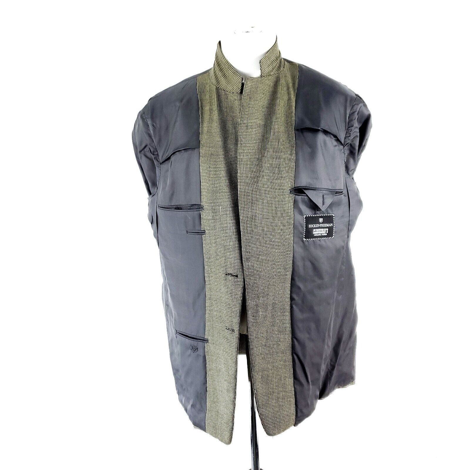 Hickey Freeman Hickey Freeman Wool Silk 2 Button Sport Coat 42R Or Slim Fit Size 42R - 9 Thumbnail