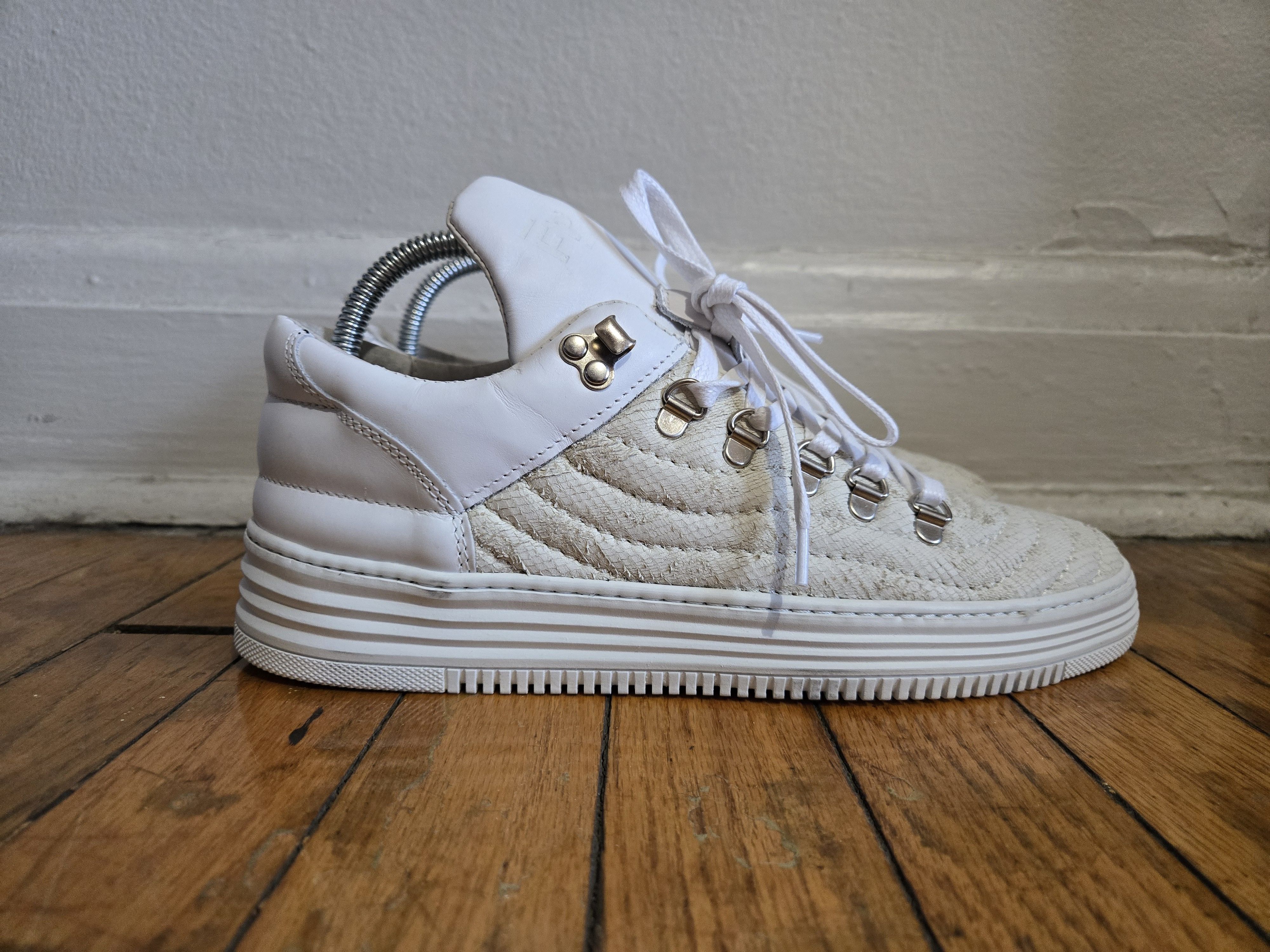 Filling Pieces Filling Pieces US8/41EU Mountain Cut Quilted Hairy White Size US 8 / EU 41 - 1 Thumbnail