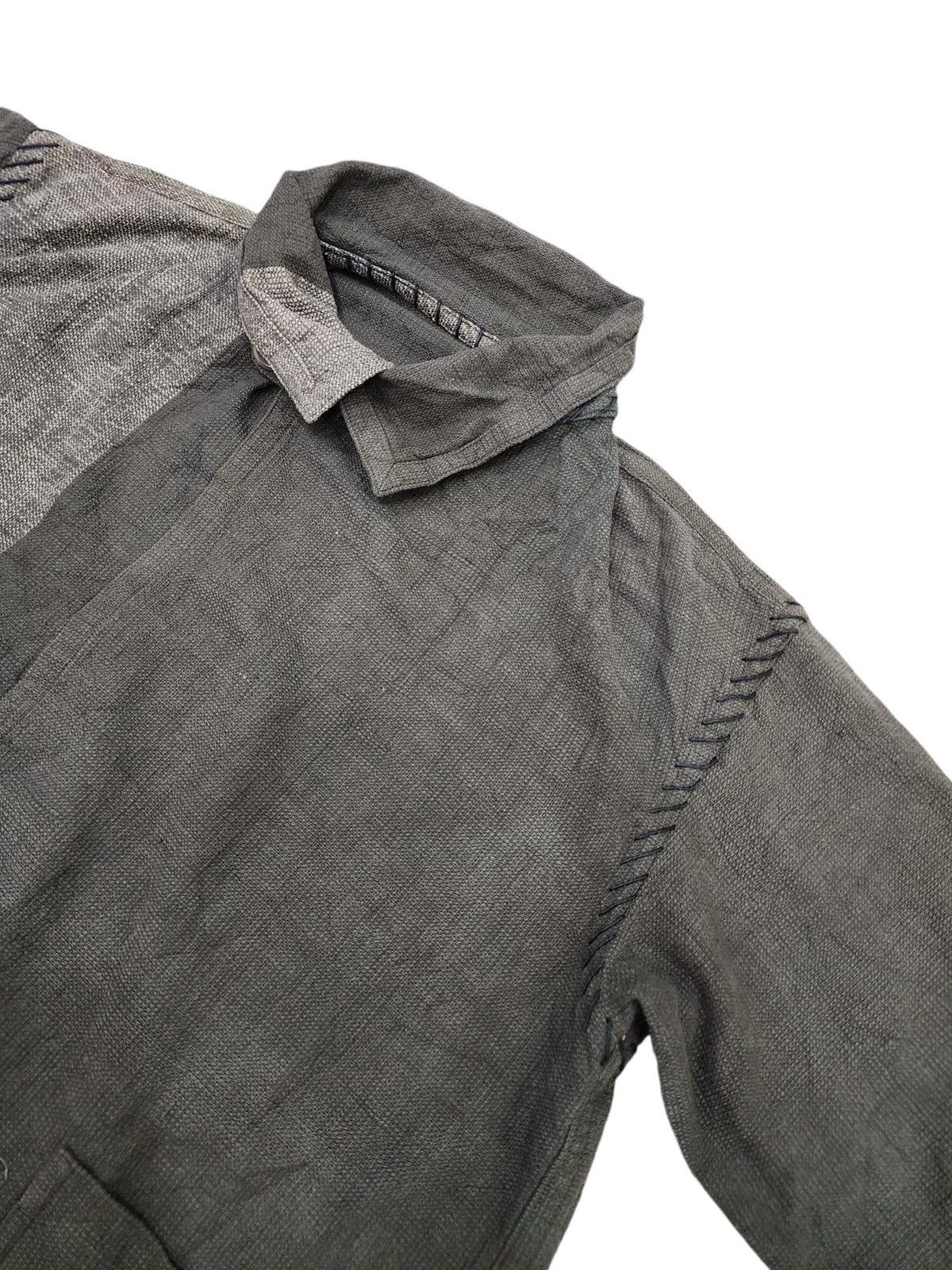 Issey Miyake 💥ARCHIVAL Plantation Issey Miyake Raw Oversize Light Jacket Size US M / EU 48-50 / 2 - 5 Thumbnail
