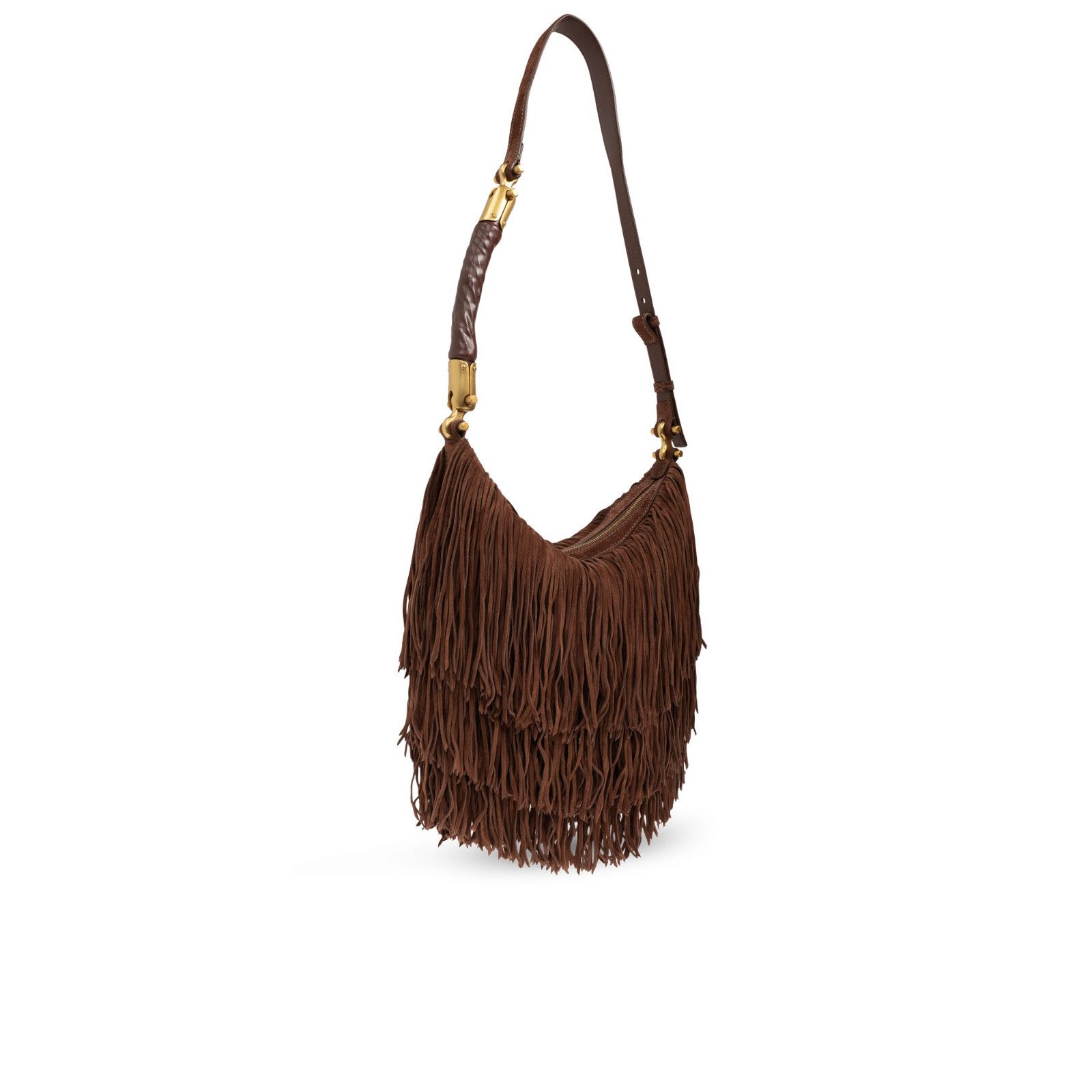 Balmain BALMAIN Ebene Hobo Medium Brown Shoulder Bag New & Authentic Size ONE SIZE - 3 Thumbnail