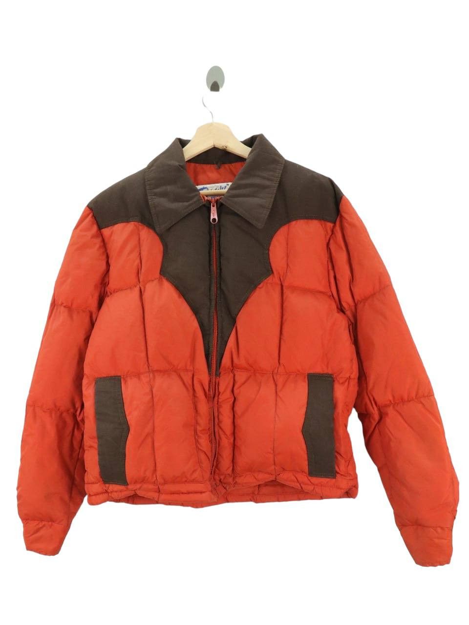 Schott Vtg. Schott N.Y.C. Down Padded Talon Western Two Tone Jacket Size US L / EU 52-54 / 3 - 4 Thumbnail