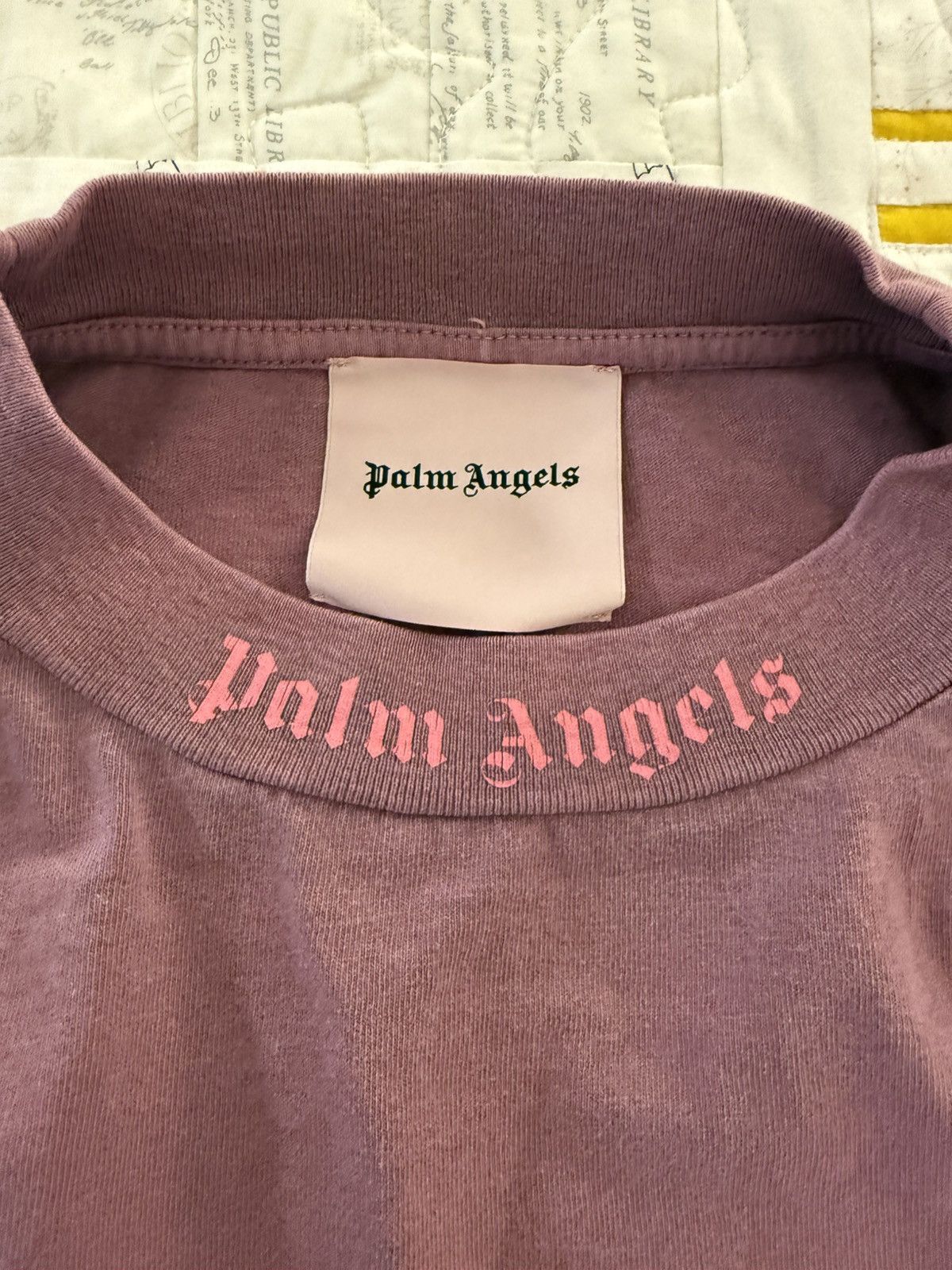 Palm Angels Palm Angels Classic Logo T- L- Magenta, pink lettering Size US L / EU 52-54 / 3 - 2 Thumbnail