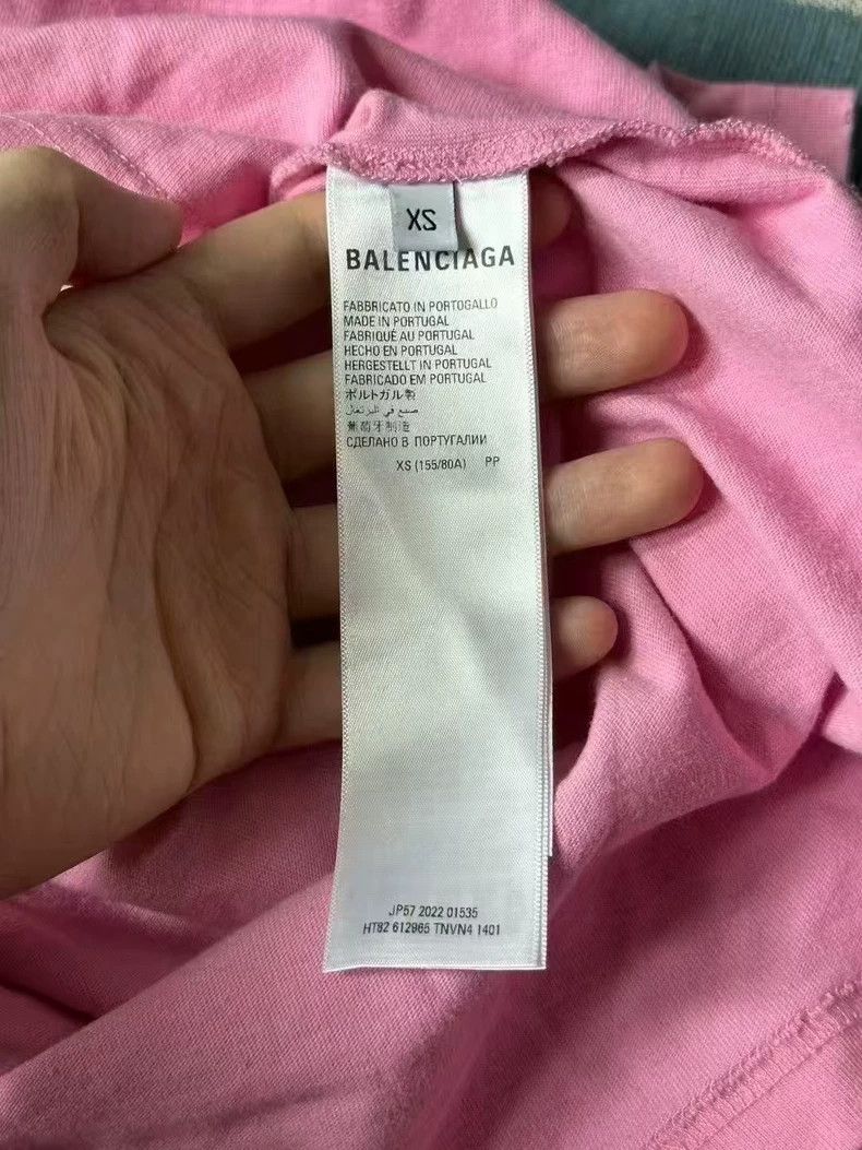 Balenciaga Balenciaga Pink graffiti short sleeves Size US XS / EU 42 / 0 - 4 Thumbnail