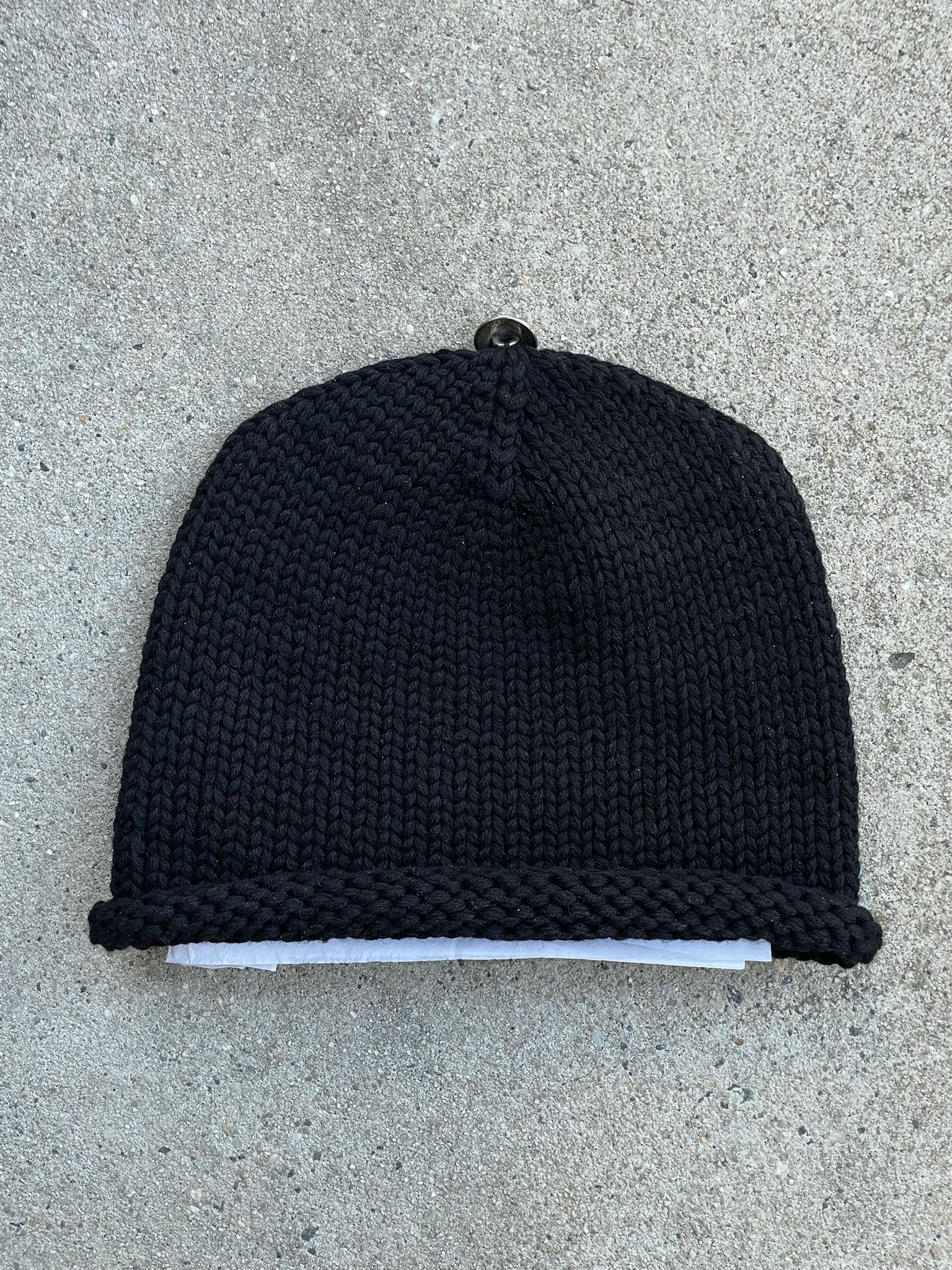 Chrome Hearts Chrome Hearts Cashmere Knit Cross Patch Beanie Size ONE SIZE - 2 Thumbnail