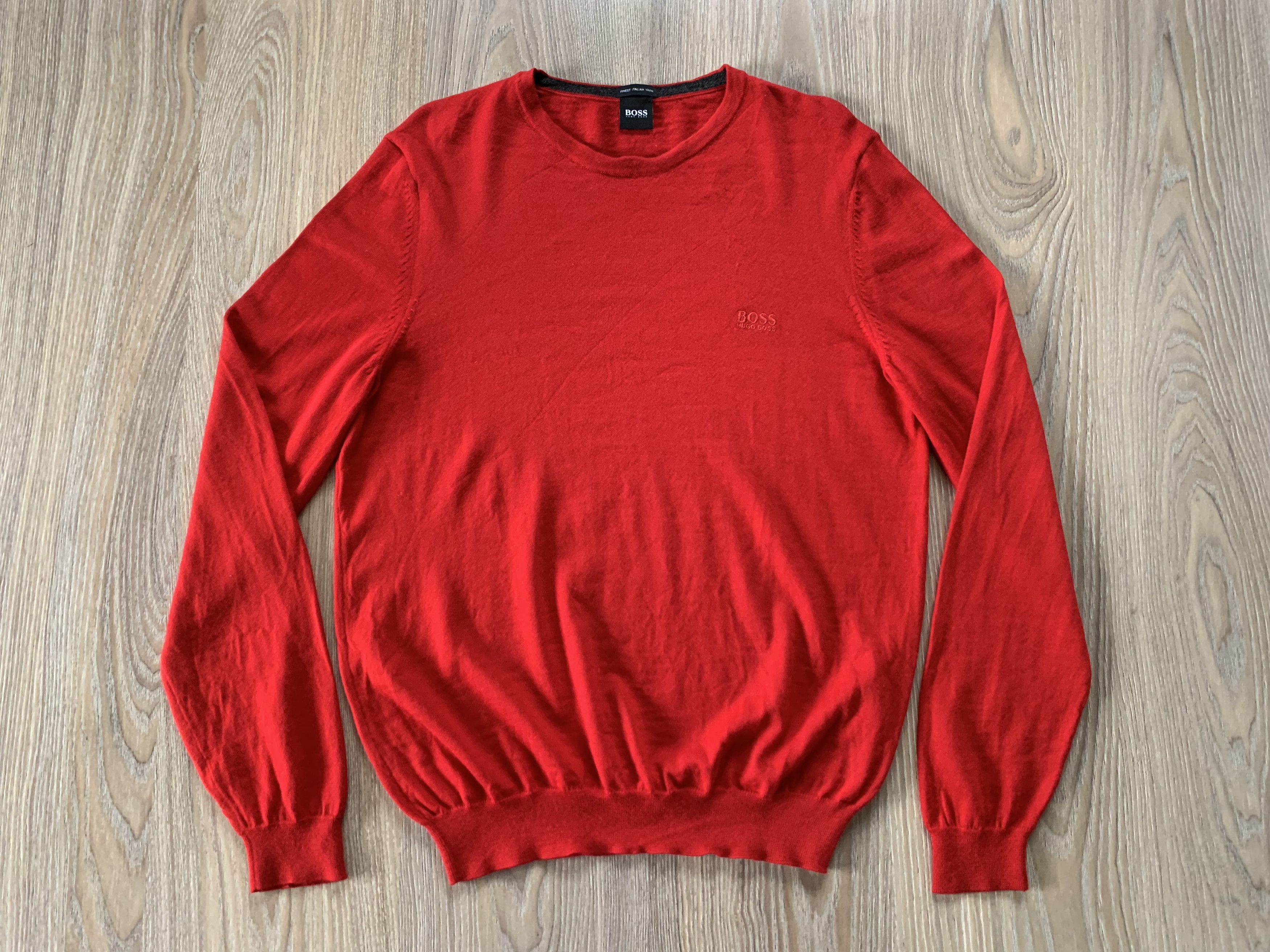 Hugo Boss Hugo Boss Finest Italian Yarn Wool Sweater Size US M / EU 48-50 / 2 - 2 Thumbnail