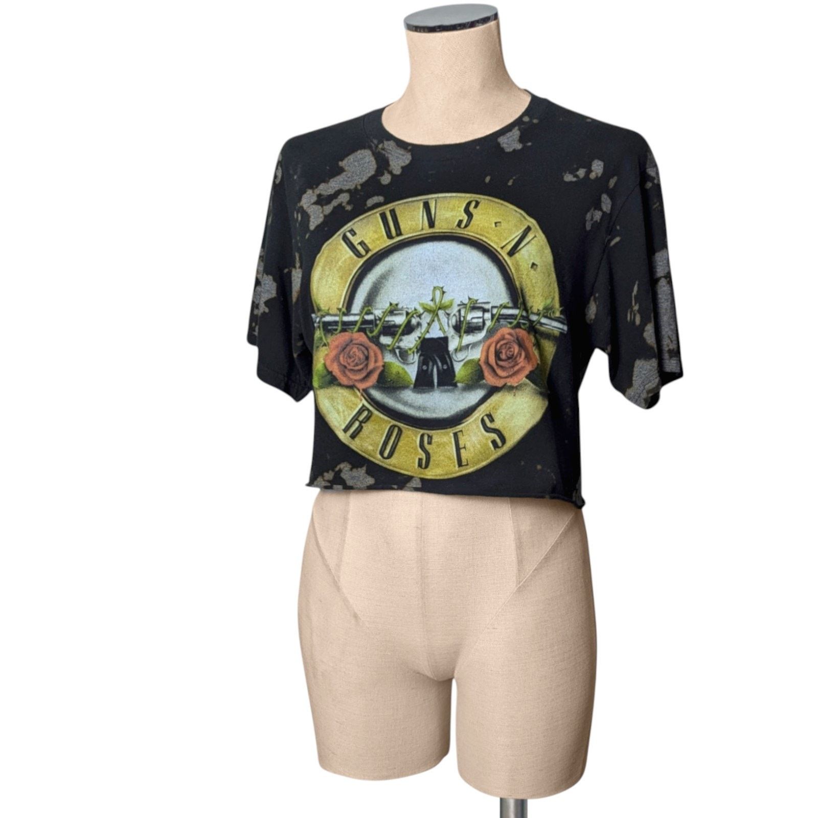 Guns N' Roses GUNS N' ROSES Acid Dye Logo Band Cut Off T-Shirt Shirt M Size M / US 6-8 / IT 42-44 - 1 Preview