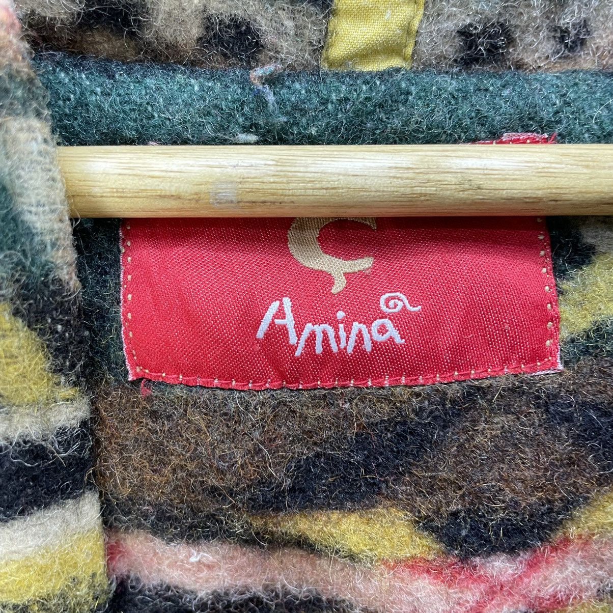 Japanese Brand × Native 💥Vintage 90s Amina Navajo Native Hooded Jacket Size M / US 6-8 / IT 42-44 - 11 Thumbnail
