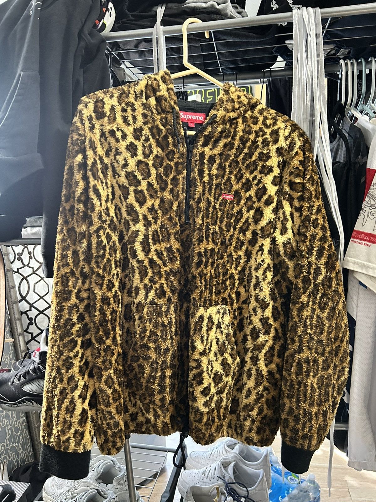 Supreme Supreme cheetah quarter zip Size US L / EU 52-54 / 3 - 2 Thumbnail