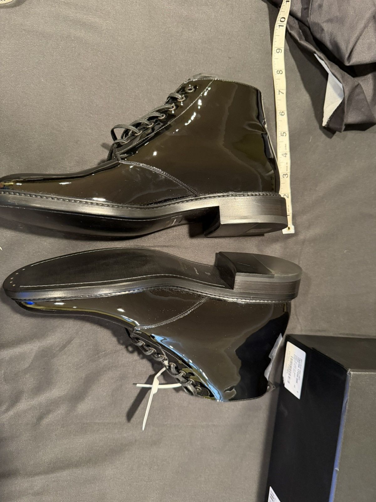 Saint Laurent Paris Saint Laurent men’s army 20 l boot. 44/11.$1090 Size US 11 / EU 44 - 3 Thumbnail