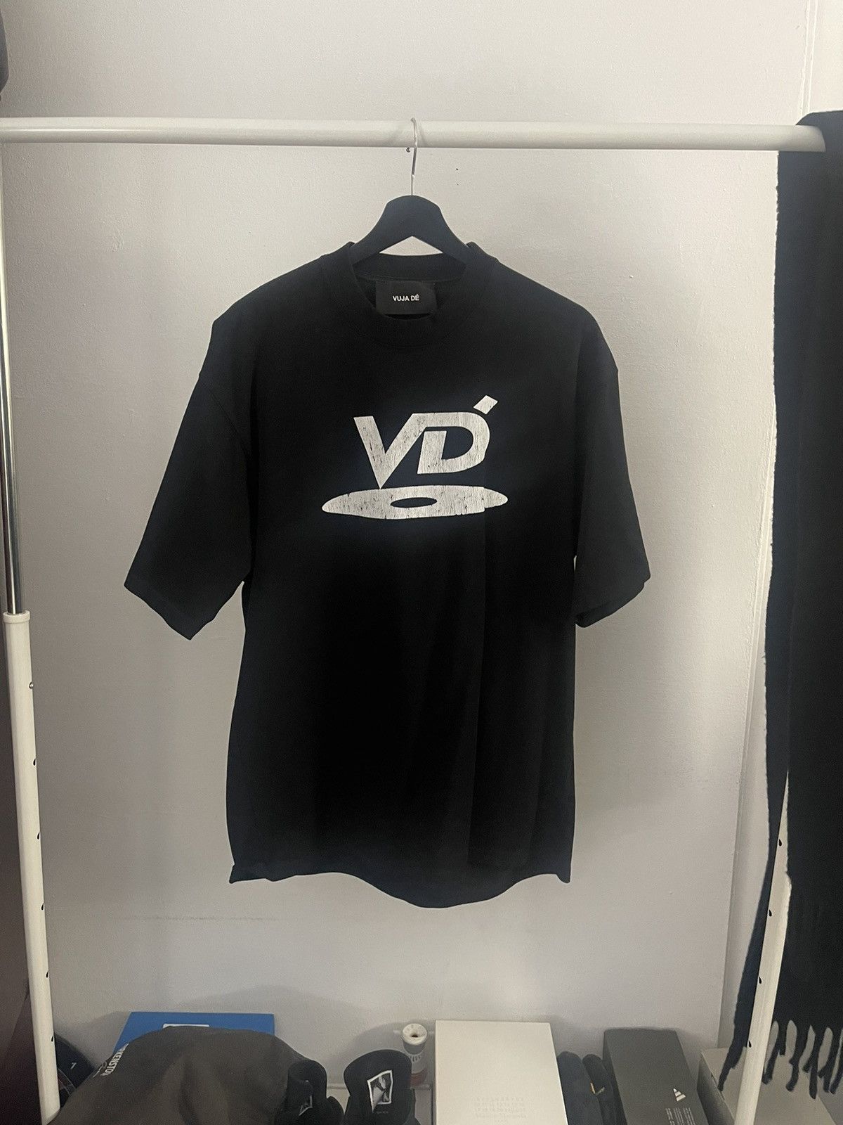 Streetwear × Vuja De Vuja De DVD Logo T-Shirt (Black) | Grailed