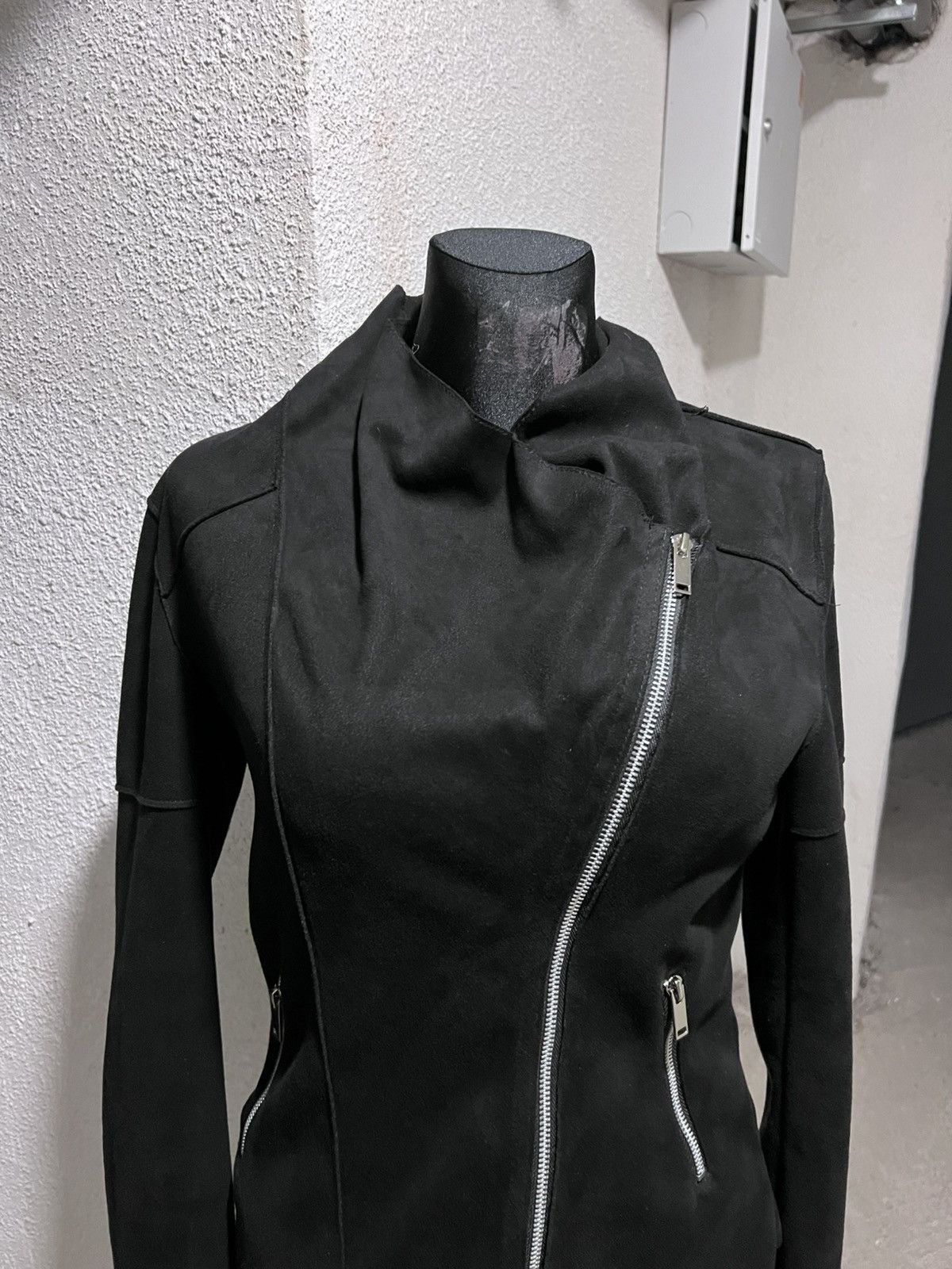 Rick Owens Asymmetrical Zip Avant Garde Japanese Lightweight Jacket Size S / US 4 / IT 40 - 3 Thumbnail