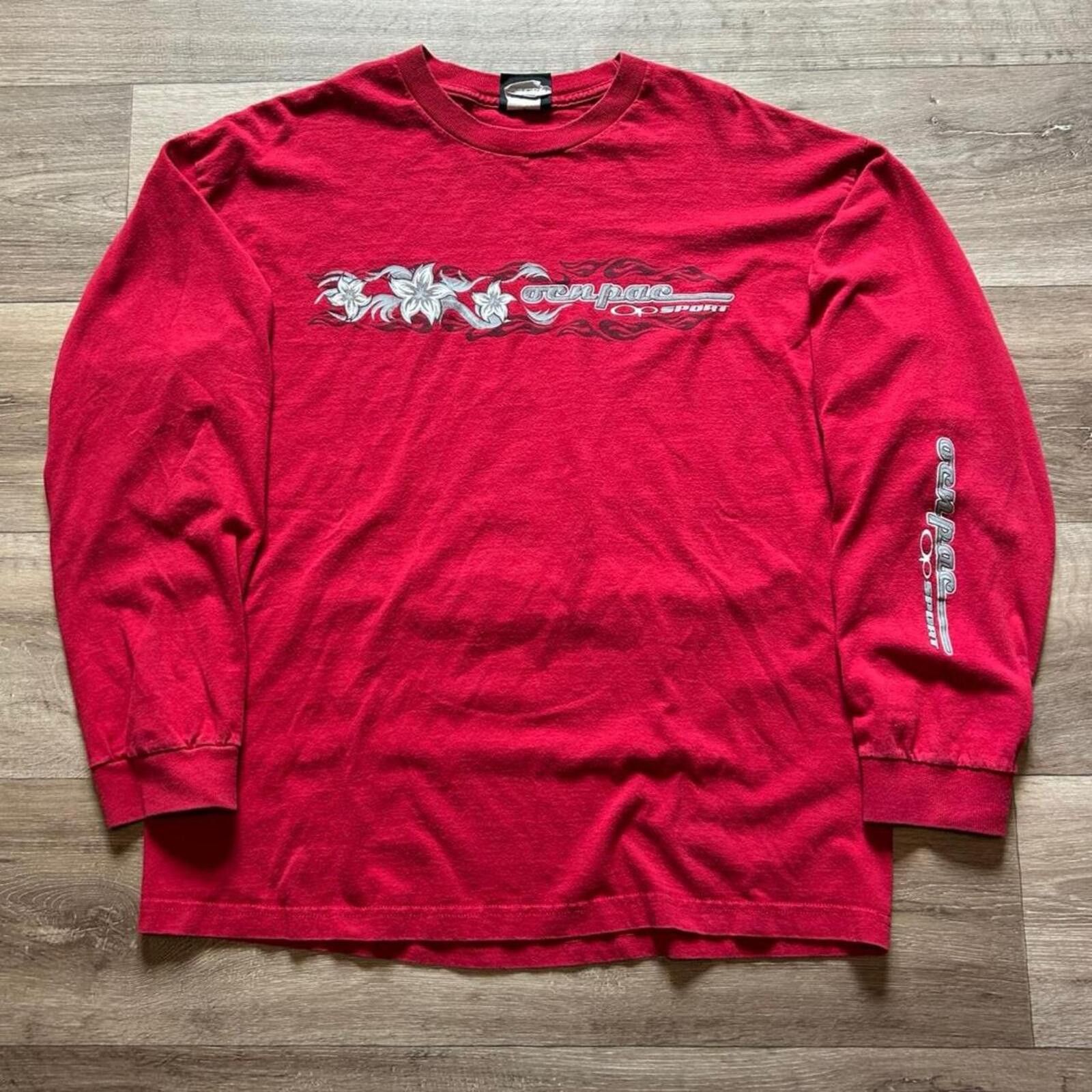 Ocean Pacific Ocean Pacific Men's Red Tshirt Size US XL / EU 56 / 4 - 1 Thumbnail