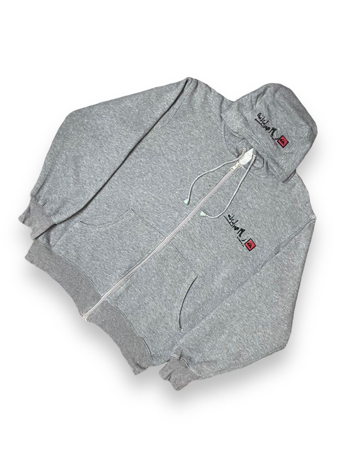 Quiksilver VINTAGE TULTEX X QUIKSILVER SURFING HOODIES GRAY Size US M / EU 48-50 / 2 - 3 Thumbnail
