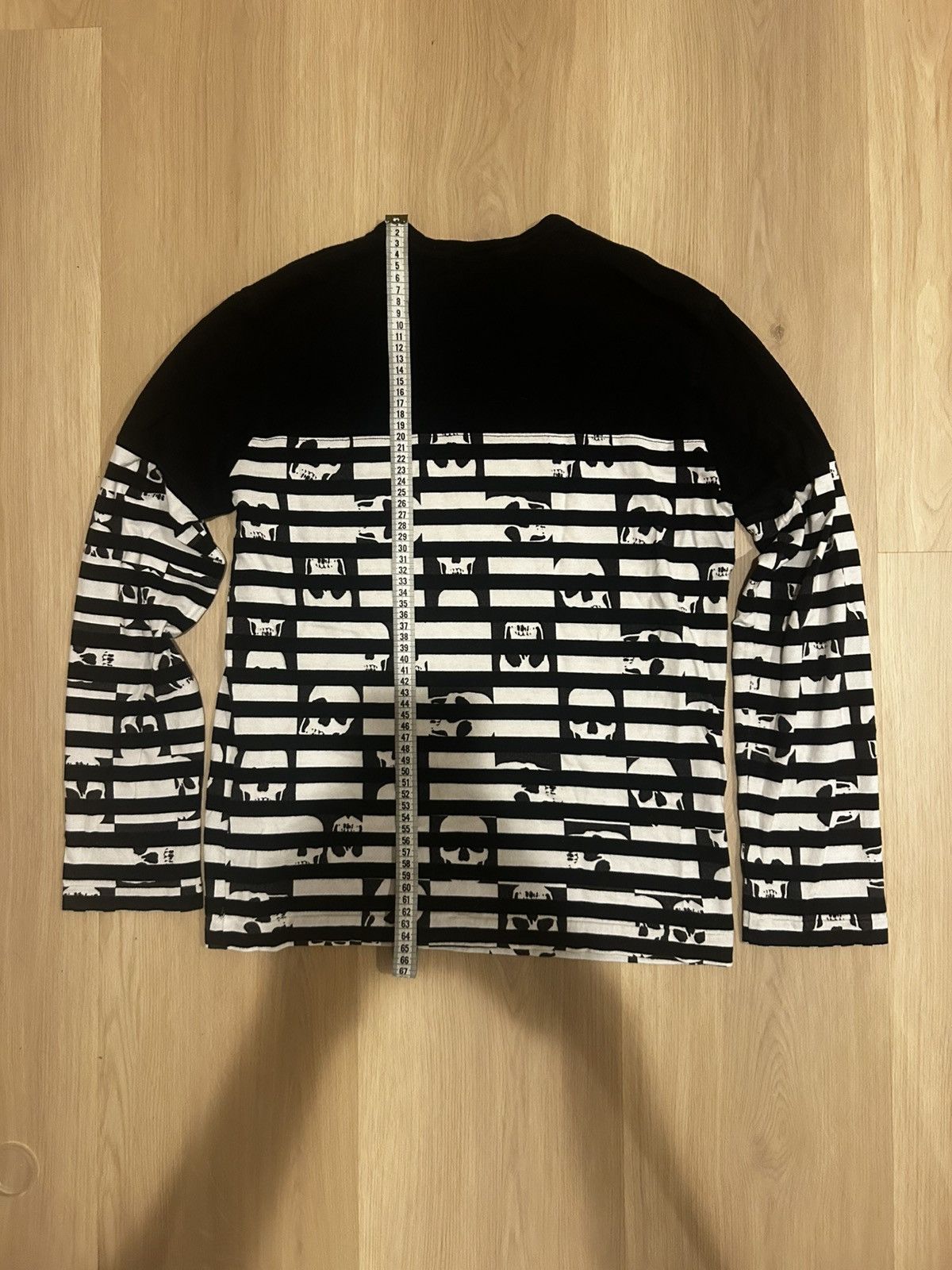 CDG by Comme des Garcons CDG Striped Skull Long sleeve Size US S / EU 44-46 / 1 - 1 Thumbnail