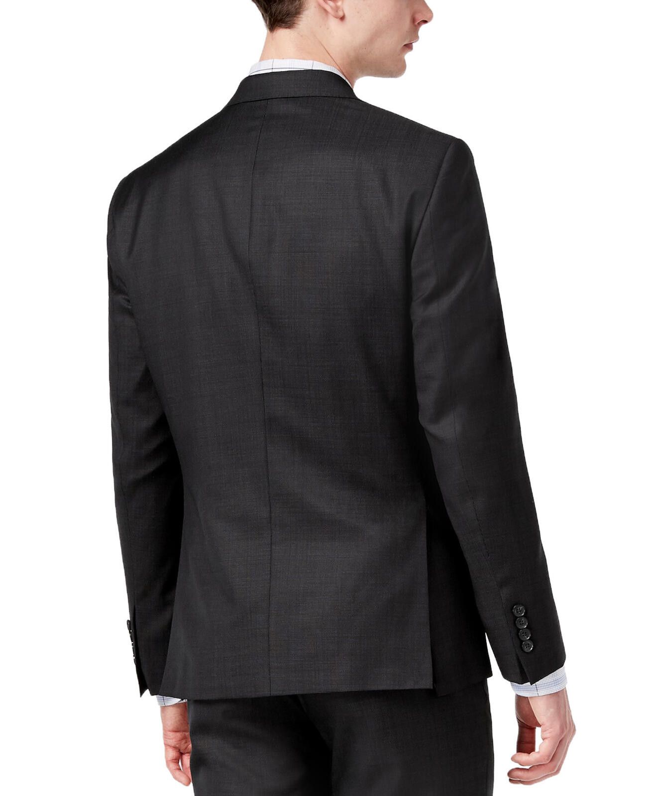 DKNY DKNY Wool Modern Fit Stretch Textured Suit Jacket 44 Size 44R - 2 Thumbnail