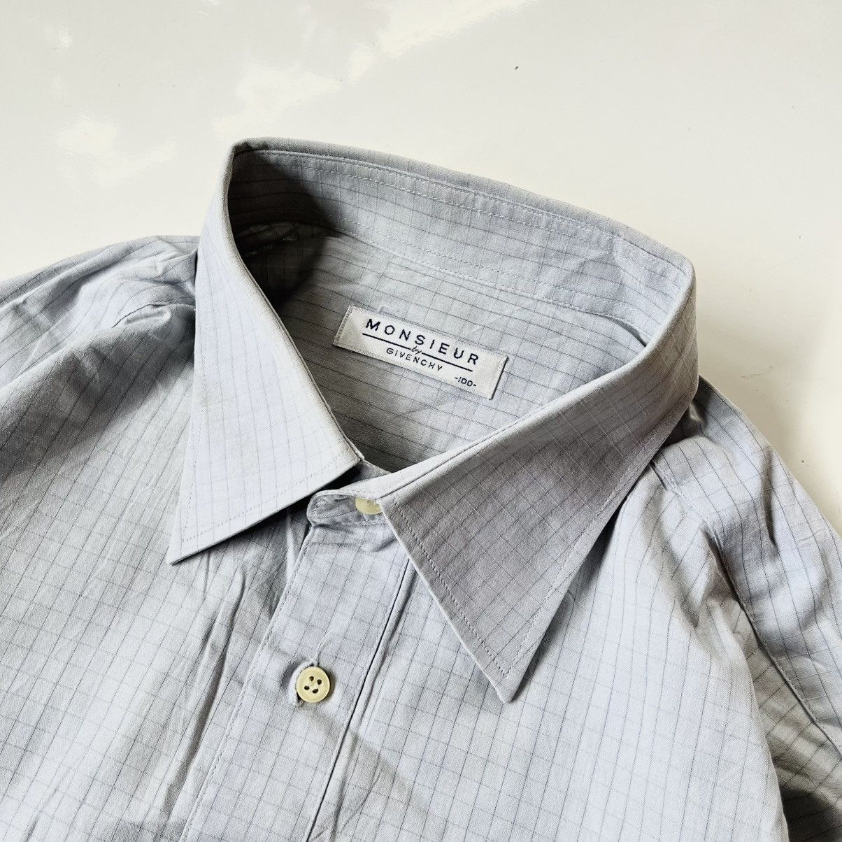 Givenchy Vtg Givenchy Cotton Botton Up Shirt Size US L / EU 52-54 / 3 - 3 Thumbnail