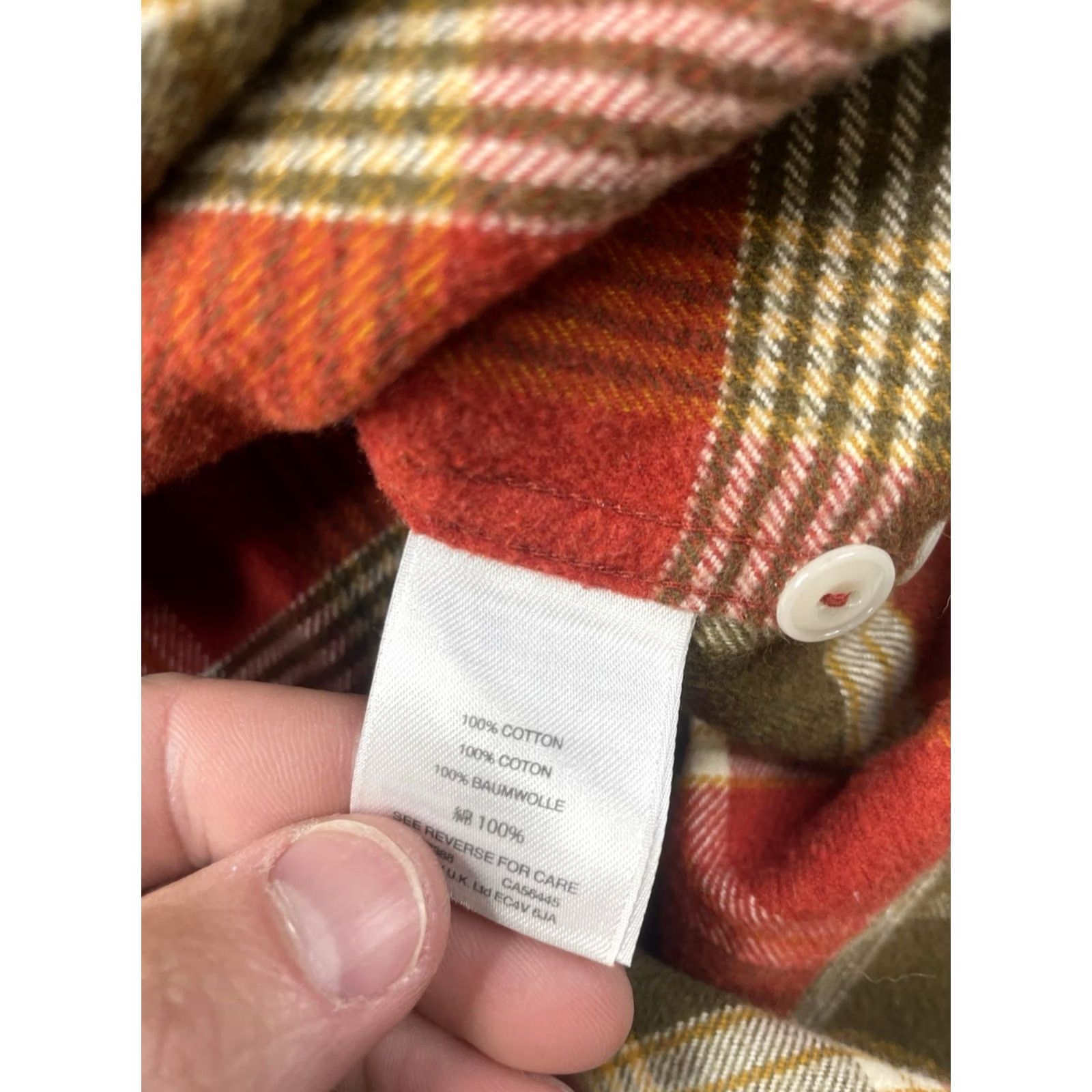 J.Crew J. Crew Wallace & Barnes Midweight Flannel Shirt Men Medium Plaid J6096 Byte Button-Up Multicolor Cotton Long Sleeve Classic Fit Regular, Men Size US M / EU 48-50 / 2 - 7 Thumbnail