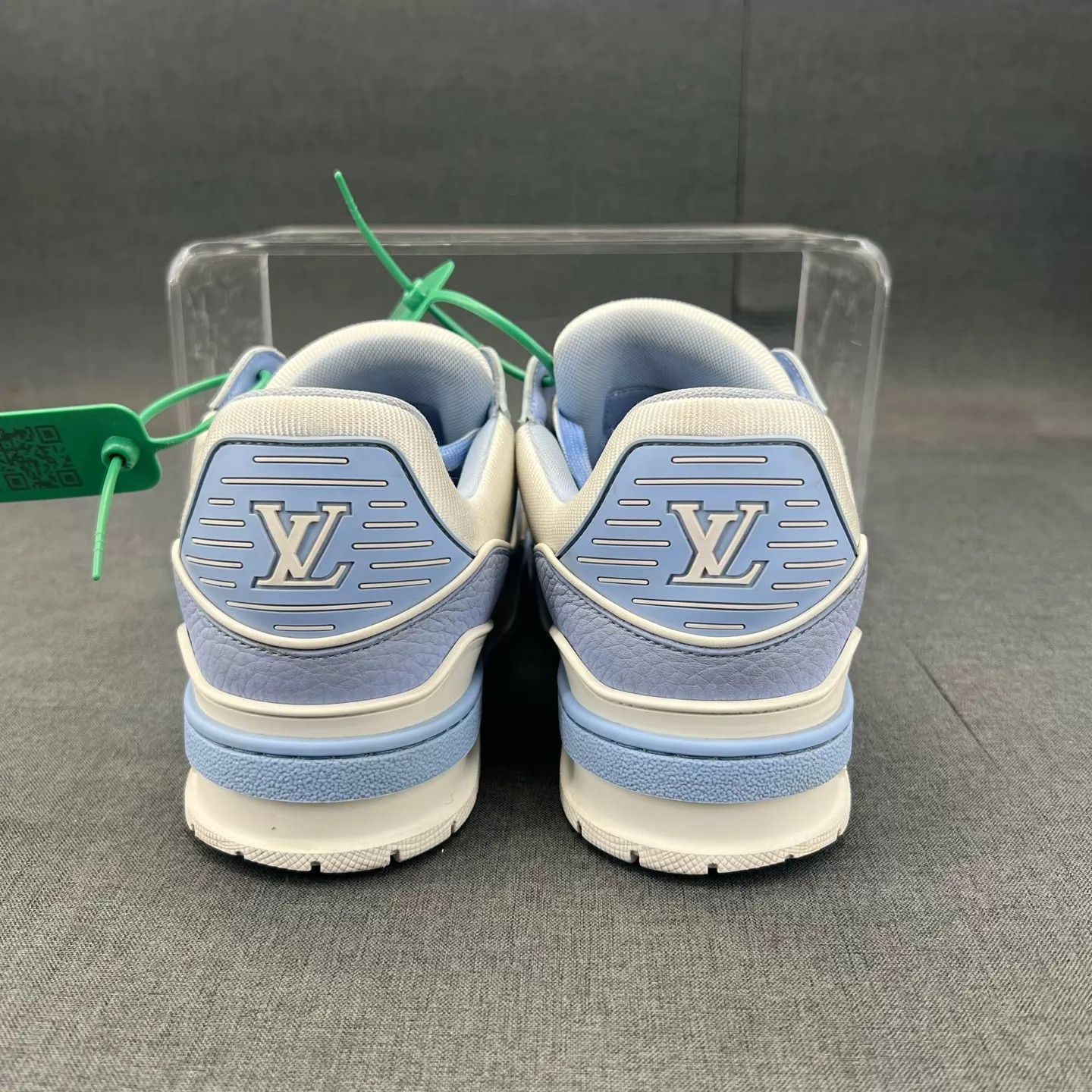 Louis Vuitton LV Trainer Azure Blue 41 Size US 8 / EU 41 - 6 Thumbnail