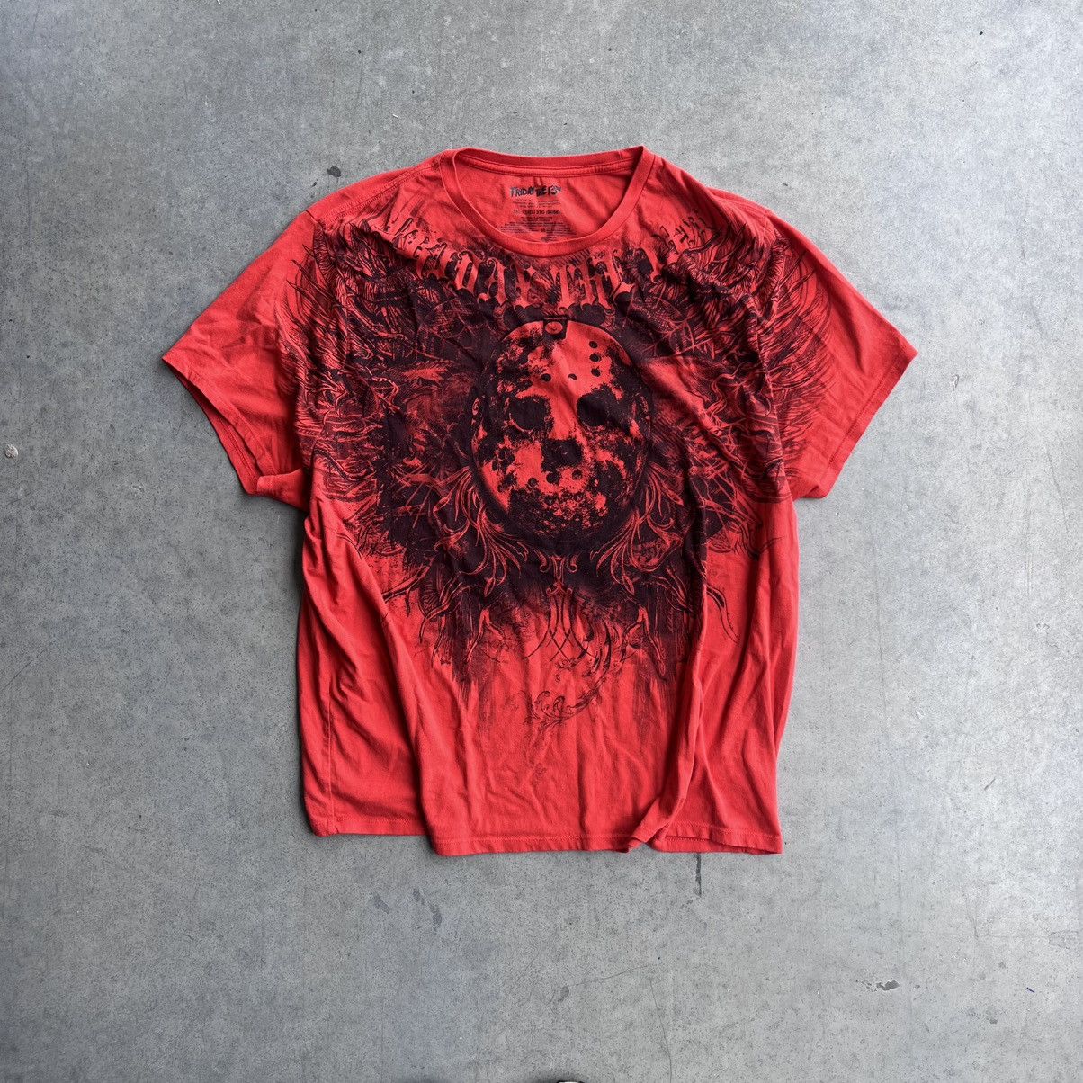 Other Crazy Y2K Affliction Style Friday The 13th Movie Tee Gothic Size US XXL / EU 58 / 5 - 9 Thumbnail