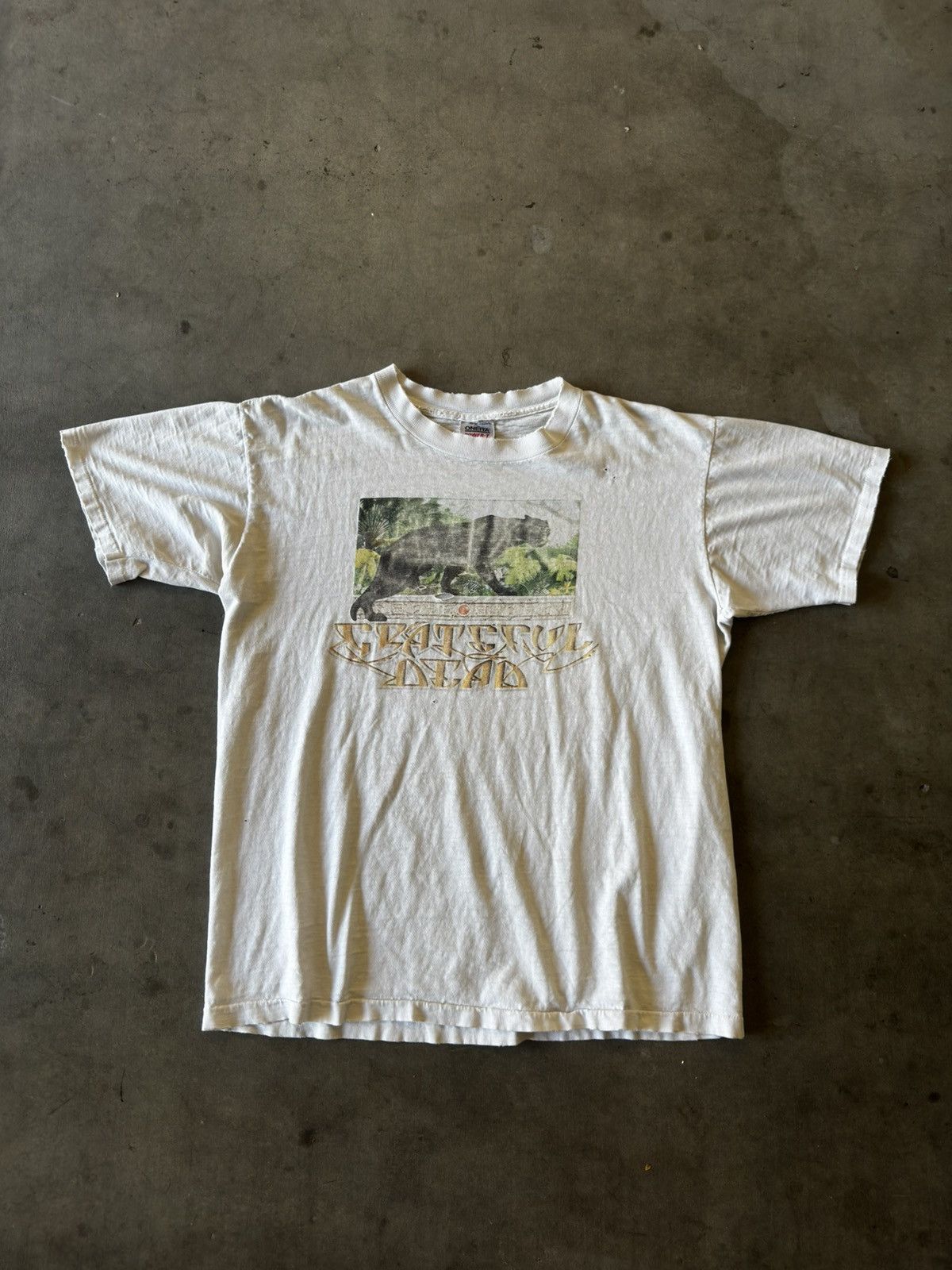 90’s RARE Grateful Dead Panther Tour Tee Size XL (L)