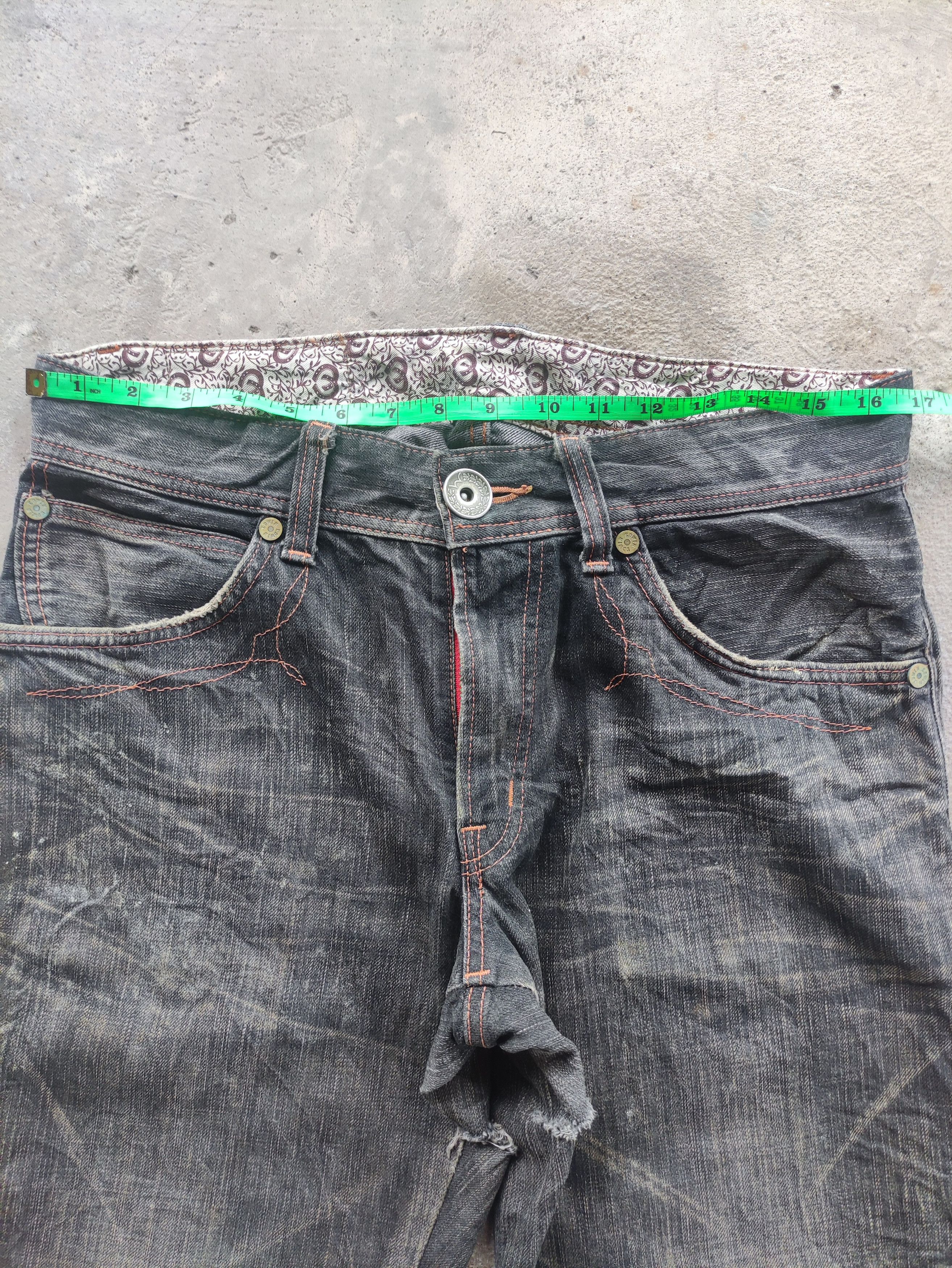 Edwin Vintage Edwin 503 Distress Faded Denim Pants Size US 33 - 7 Thumbnail