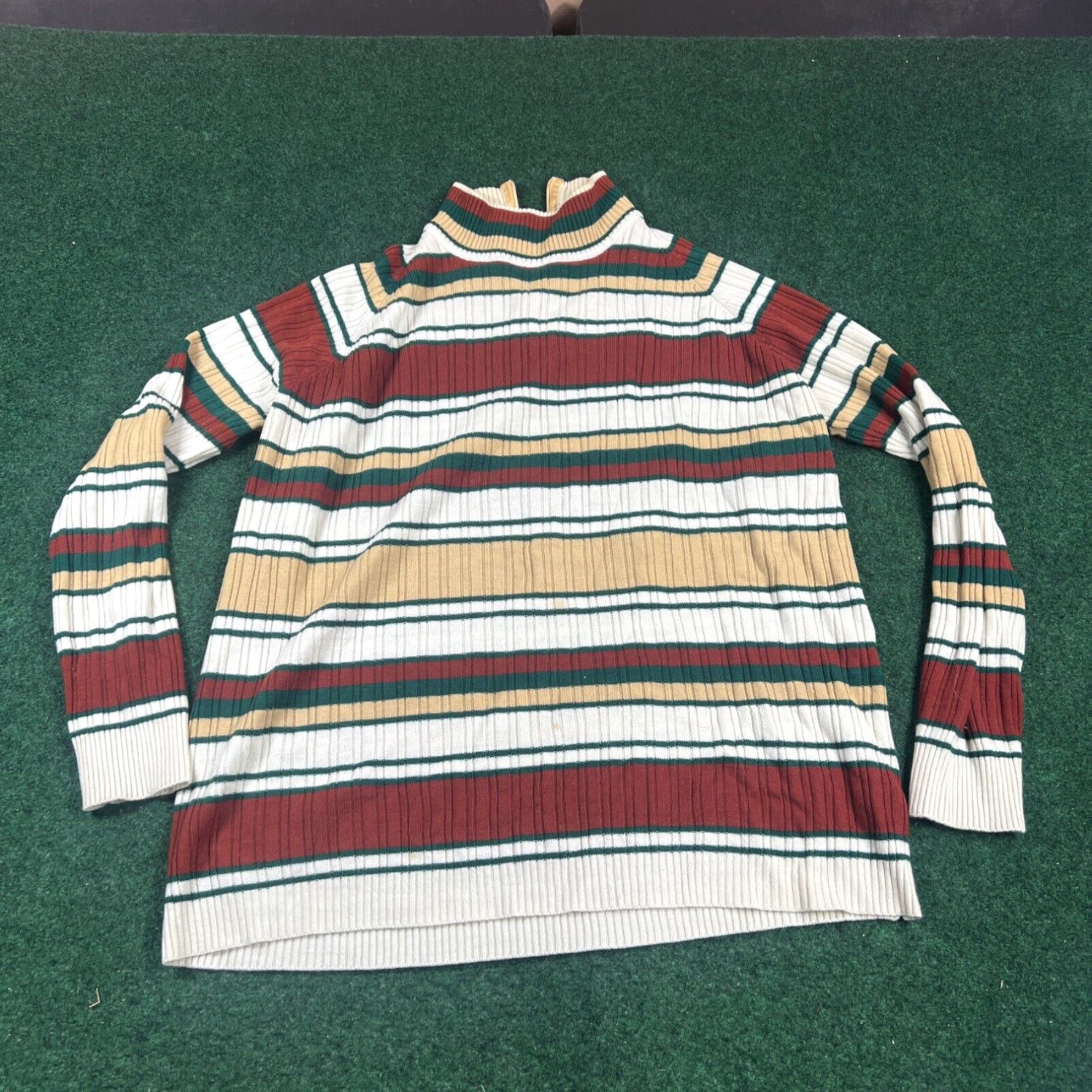 Vintage Vintage Quarter Zip Long Sleeve Sweater Adult Size Medium 80s 90s Size US M / EU 48-50 / 2 - 8 Thumbnail