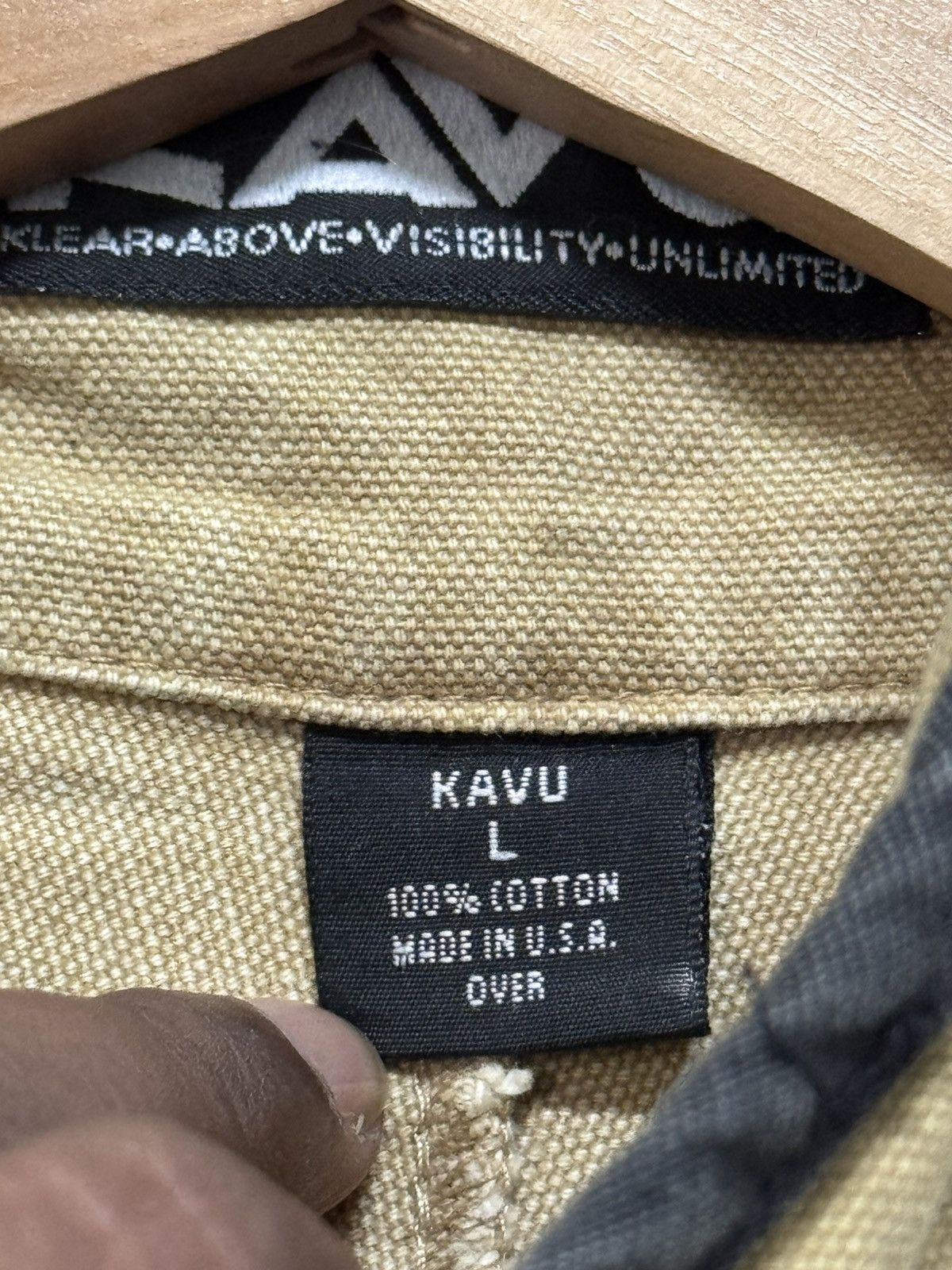 KAVU Vintage 90s Kavu halfzipper duck canvas throwshirt Jacket Size US XL / EU 56 / 4 - 8 Thumbnail