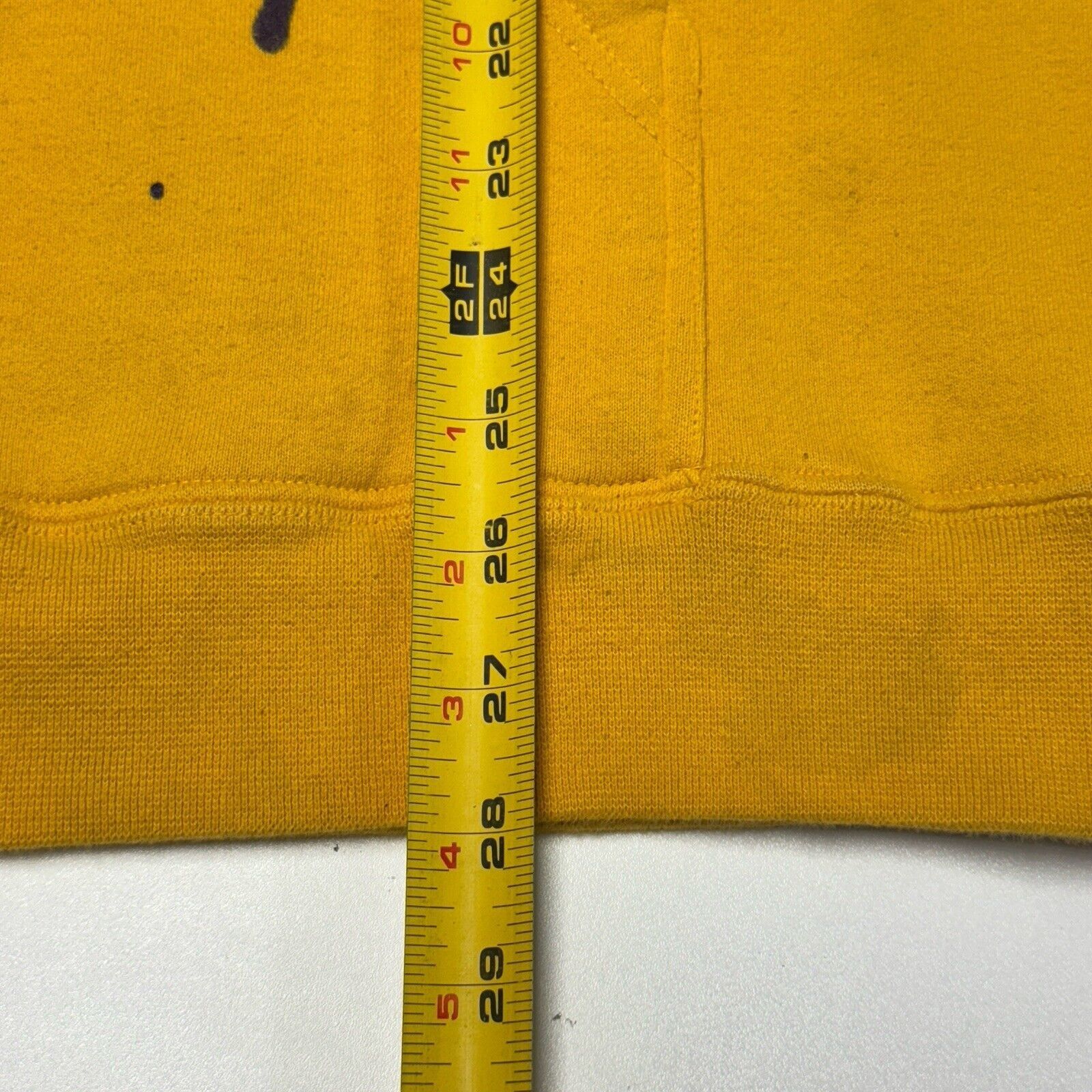 Stussy Stussy Blank Hoodie Mens Large Yellow Y2K Skate Sweatshirt B Size US L / EU 52-54 / 3 - 15 Thumbnail