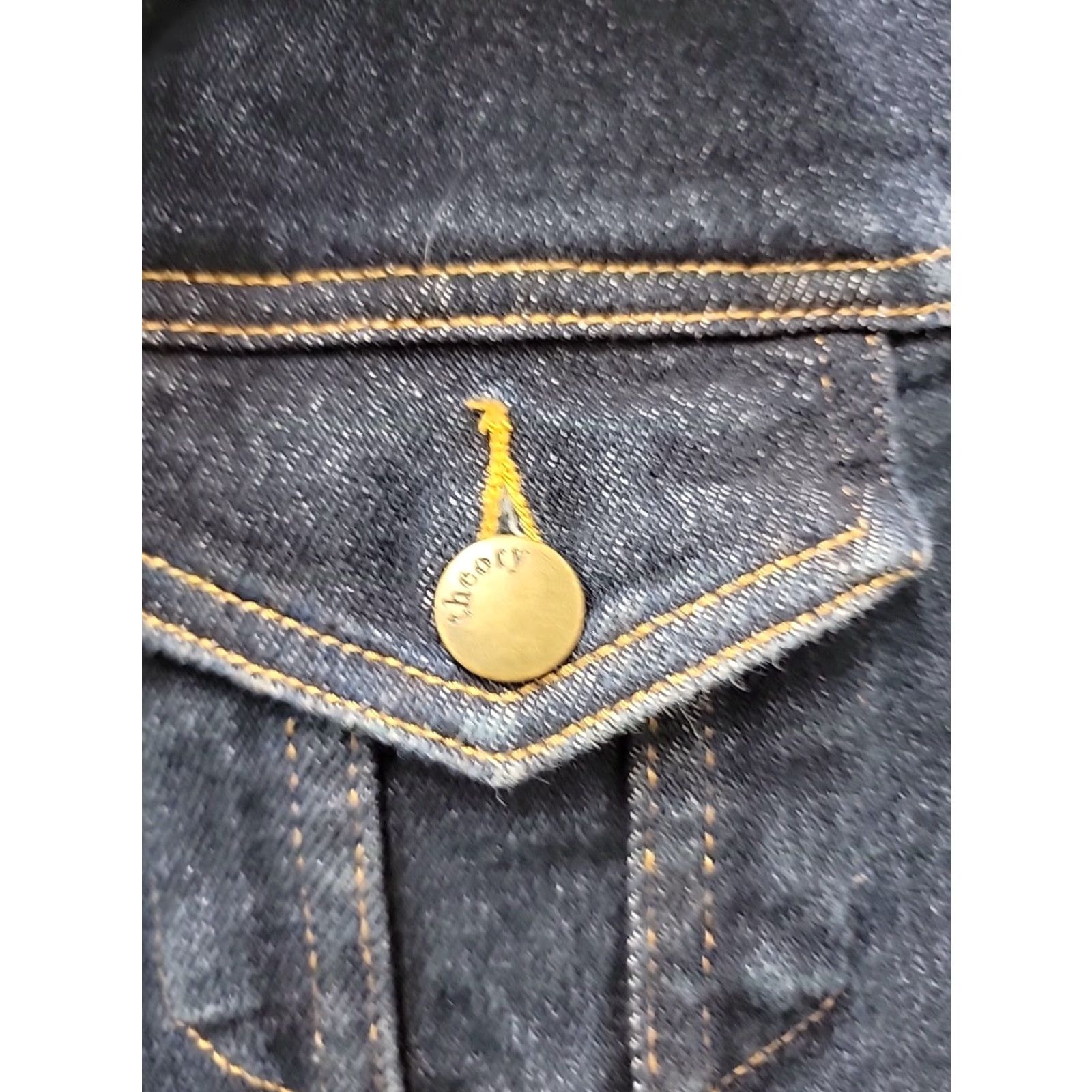 Theory VINTAGE Theory Denim Jacket Womens Size P Dark Wash Jacket Women Regular Blue Denim Size S / US 4 / IT 40 - 3 Thumbnail