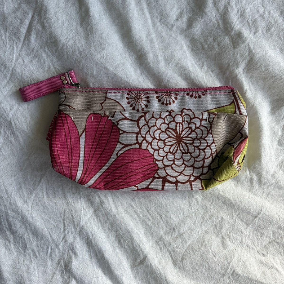 Other Vintage Y2K Clinique pink floral makeup pouch Size ONE SIZE - 2 Thumbnail