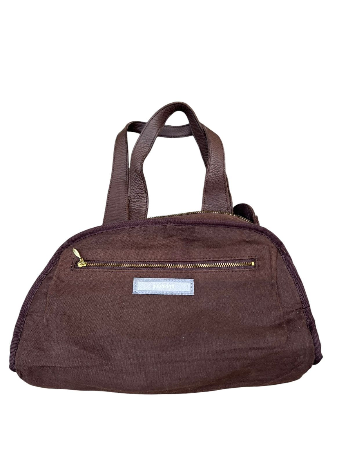 Leather Selvedge Japan Patina Real Leather Cargo Bag Size ONE SIZE - 23 Thumbnail