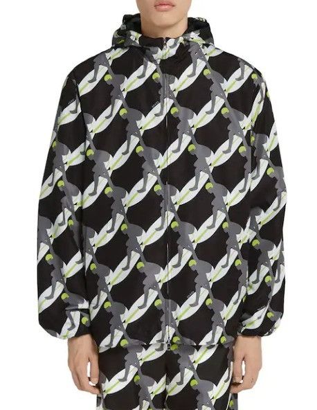 Gucci o1la5ras0426 Printed Technical Poplin Zip Jacket Size US M / EU 48-50 / 2 - 2 Thumbnail