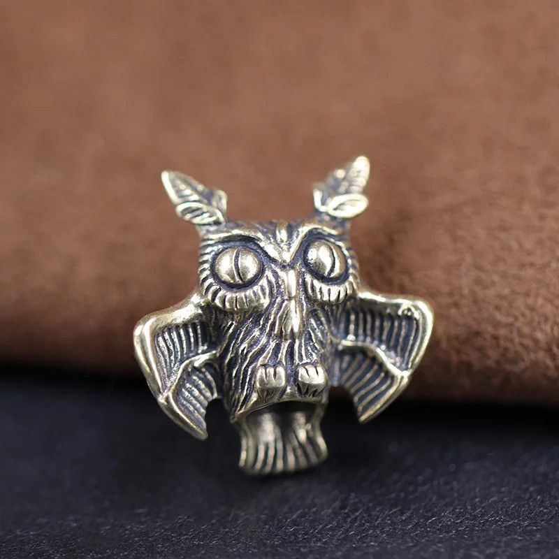 Handmade 3Pcs Animal Owl Knife Beads Paracord Bead Zipper Umbrella Size ONE SIZE - 1 Thumbnail