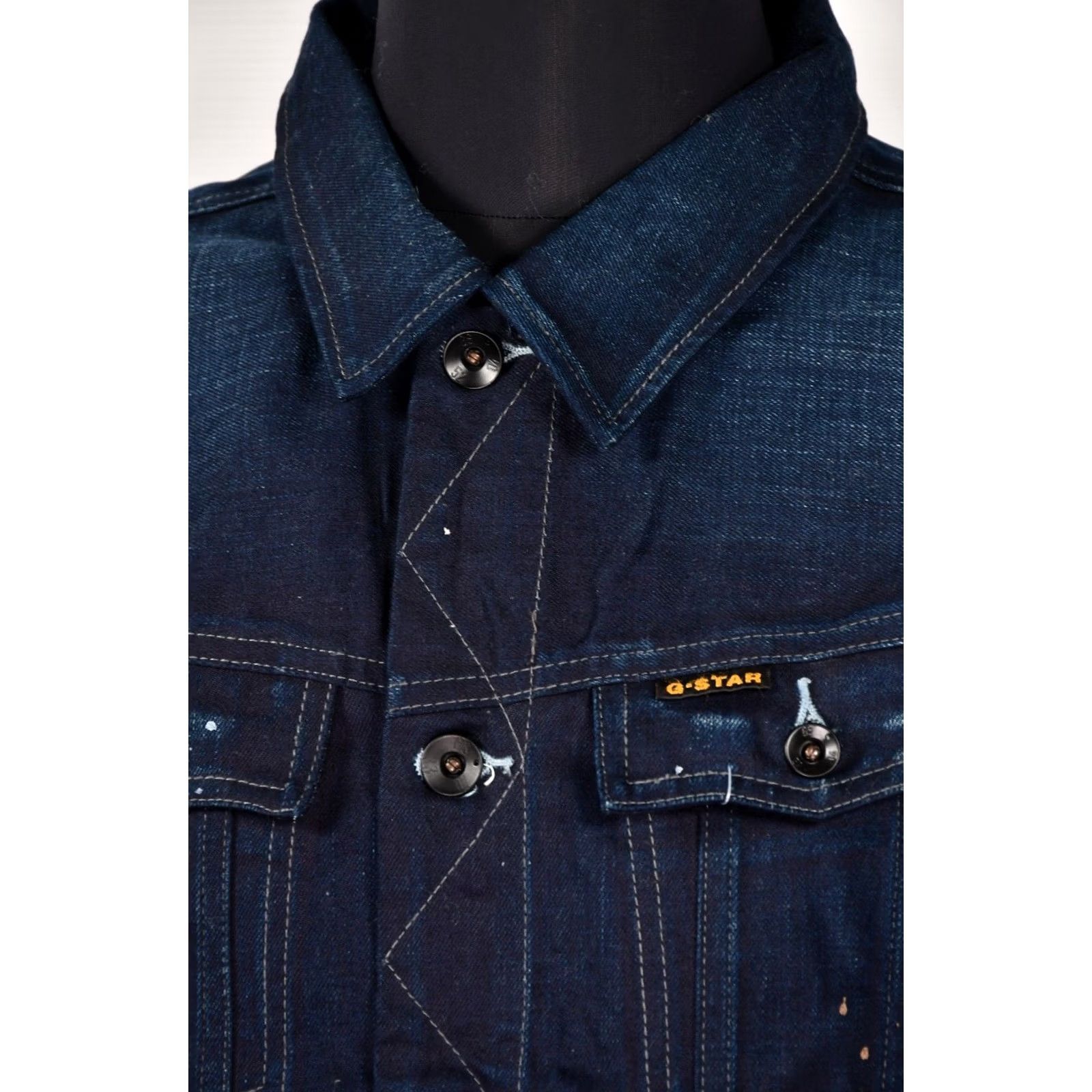 G-Star G-Star Slim Tailor Grit Denim 3D Raw Men's Denim Jacket 2XL Blue Slim 2XL Jacket Mens Denim Size US XXL / EU 58 / 5 - 5 Thumbnail