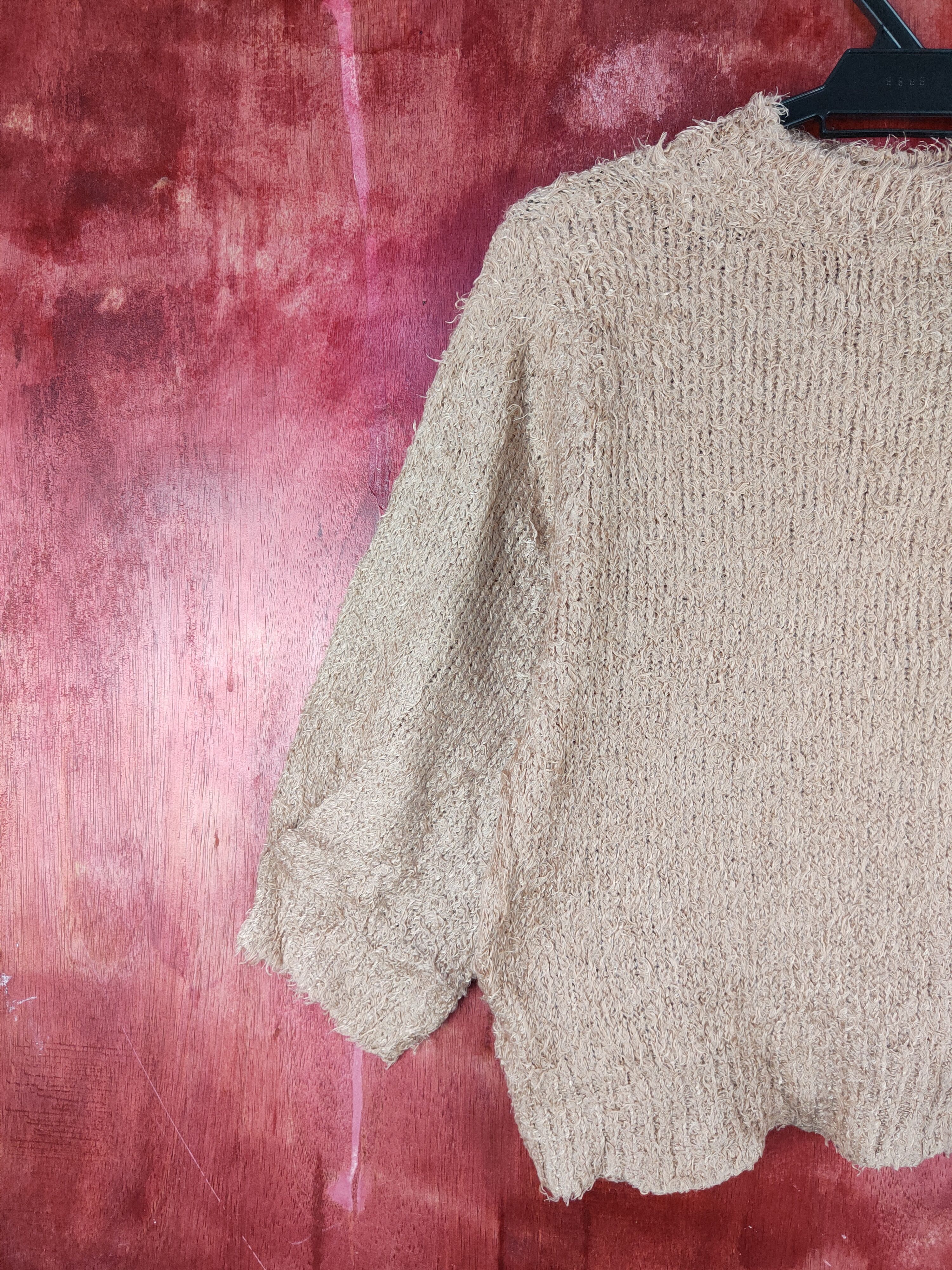 GU × Homespun Knitwear × Japanese Brand GU Brown Shag Shaggy Fur Mohair Knitwear #S1991 Size M / US 6-8 / IT 42-44 - 8 Thumbnail